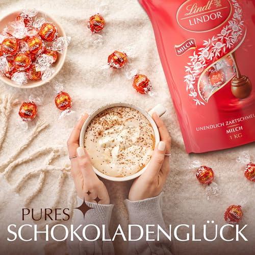 Lindt Šokolaad LINDOR Piimašokolaadi Trühvlid | 2 kg Kott | Umbes 155 LINDOR Piimašokolaadi Trühvlit Õrna Täidisega | Pralinee Kingitus | Suurpakk | Šokolaadikink – kasutusnäide