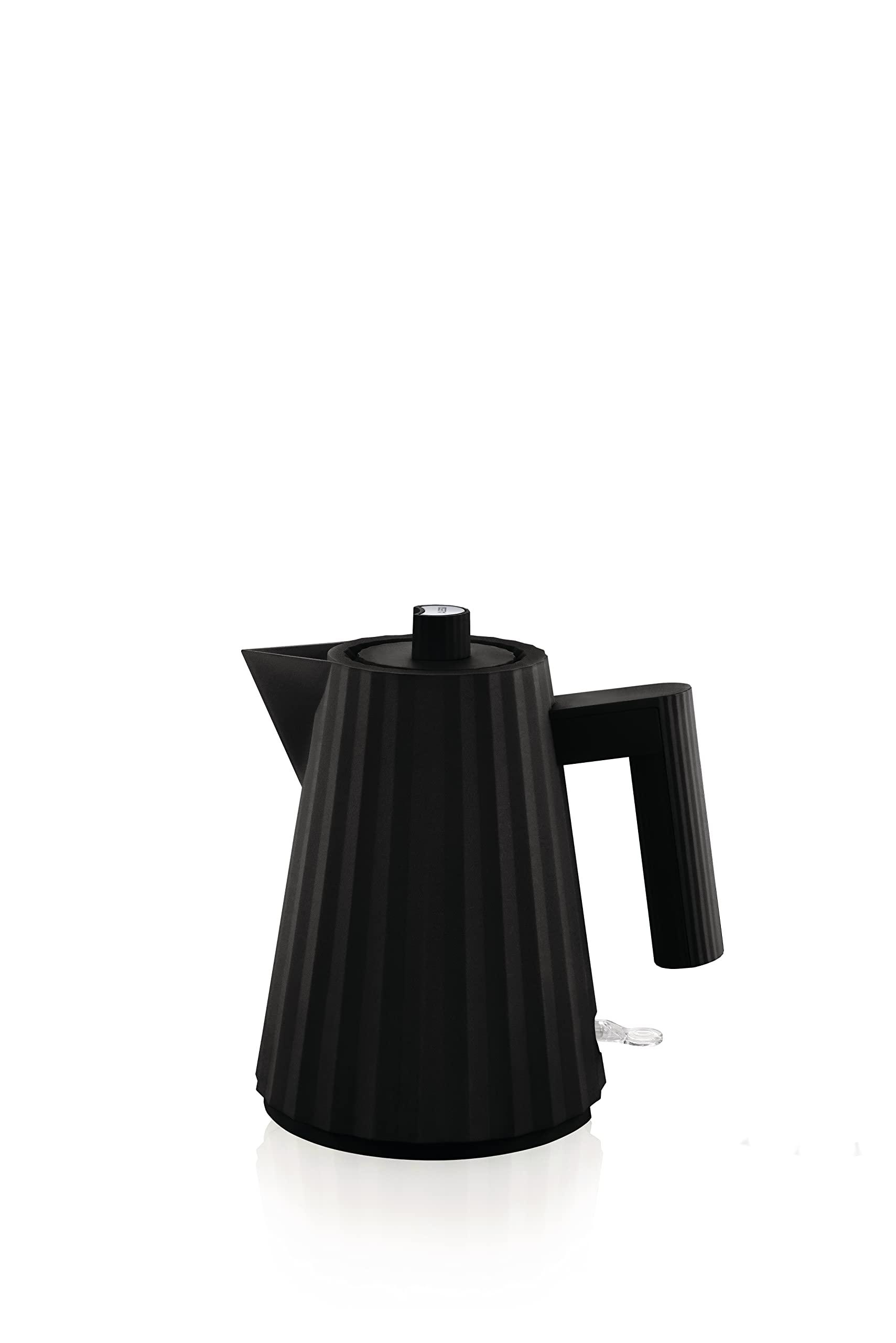 Alessi Plissé MDL06/1 B – Elektriline veekeetja termoplastsest vaigust, Euroopa pistik, 2400W, 1L, Must – detailne vaade