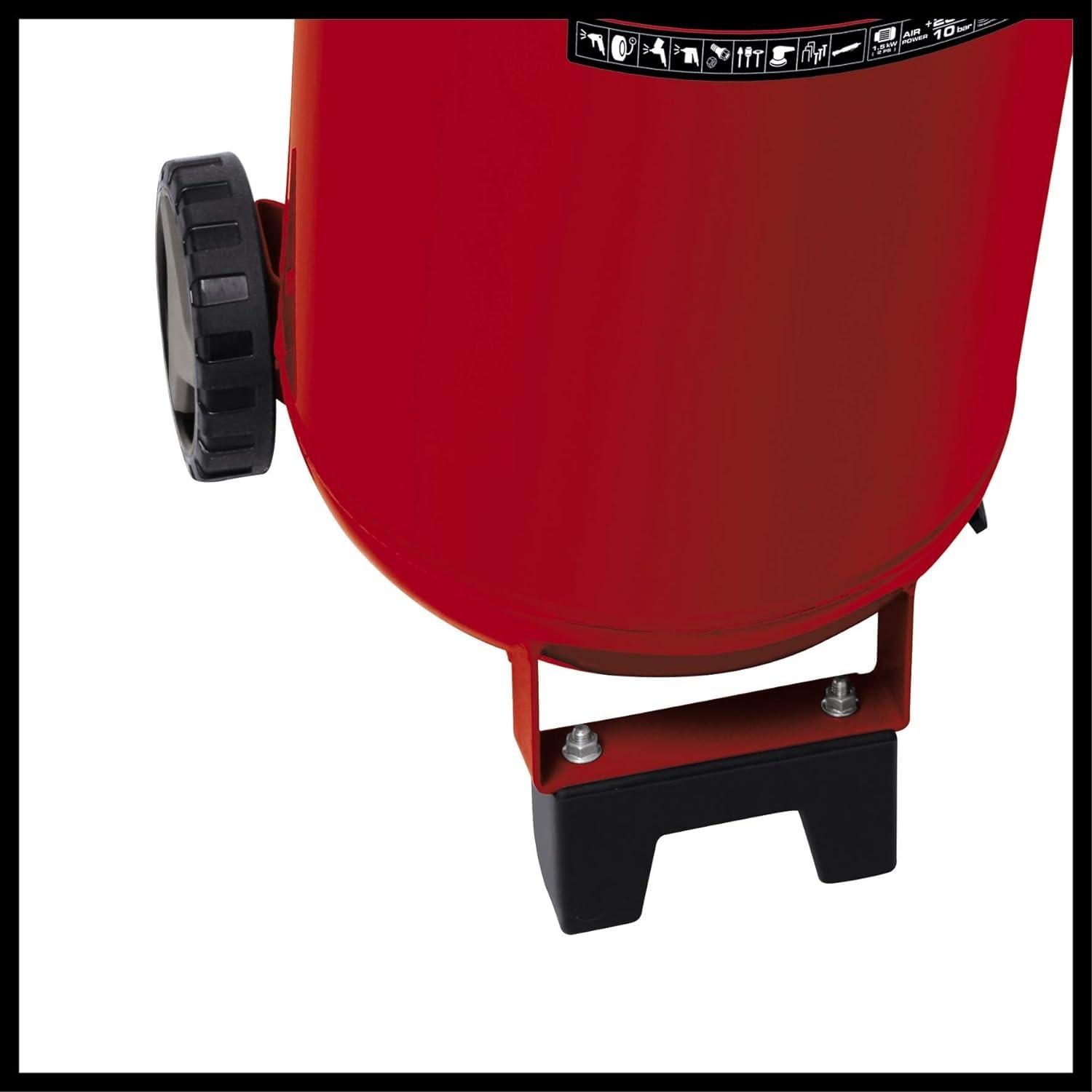 Einhell Kompressor TC-AC 240/50/10 OF (1500 W, max. 10 bar, 50 l paak, 240 l/min imemisvõimsus, mootori pöörlemiskiirus 18000 min^-1, rõhuregulaator, manomeeter, õlivaba) – pilt 8