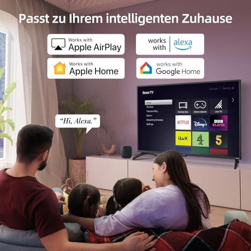 CHIQ 32-tolline Roku Smart TV, HD HDR10, DVB-T2/T/C/S/S2, Multi-Entertainment, Dolby Audio, Mobiilijuhtimine, Hääleassistent, BBC, Disney+, 2.4&5G WiFi, USB 2.0, Must raam L32G5NV – pilt 10