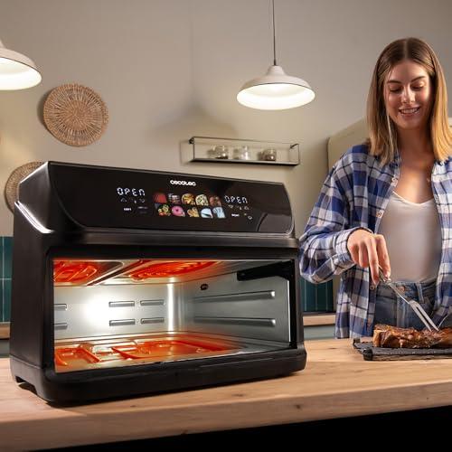 Cecotec kuumaõhufritüür ilma õlita – 10L – Grillplaat – Grill – Kahekordsed kütteelemendid – Air Fryer Cecofry&Grill Duoheat 10000, 2800W, liigutatav vahesein, temperatuuri reguleerimine 40-200°C, 10 menüüd – pilt 12