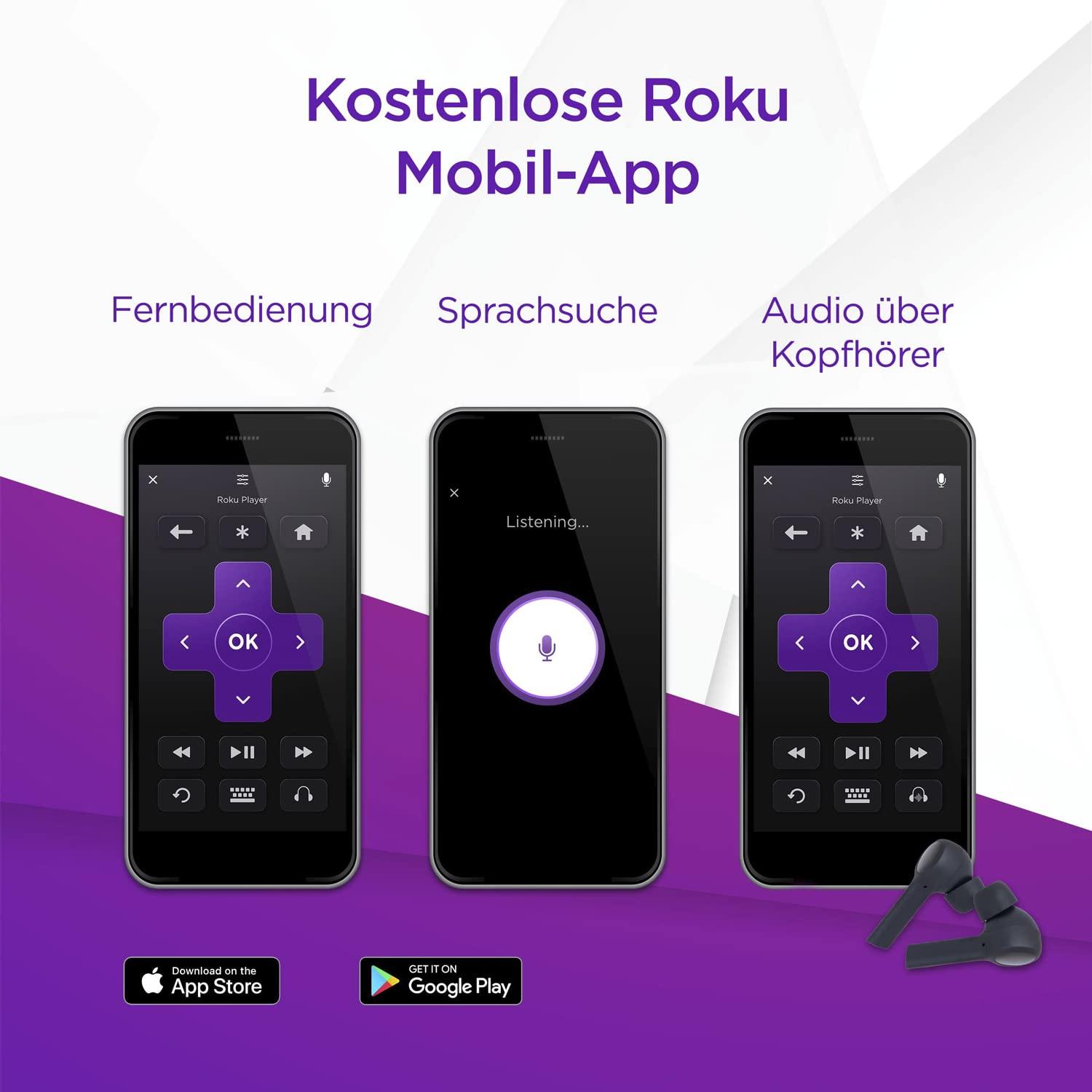 METZ Blue Roku TV, HD Nutiteler, 32 tolli, 80 cm, teler koos kolmiktuuneriga, WiFi, LAN, HDMI, USB, 32MTD3011Z, must – kasutusnäide