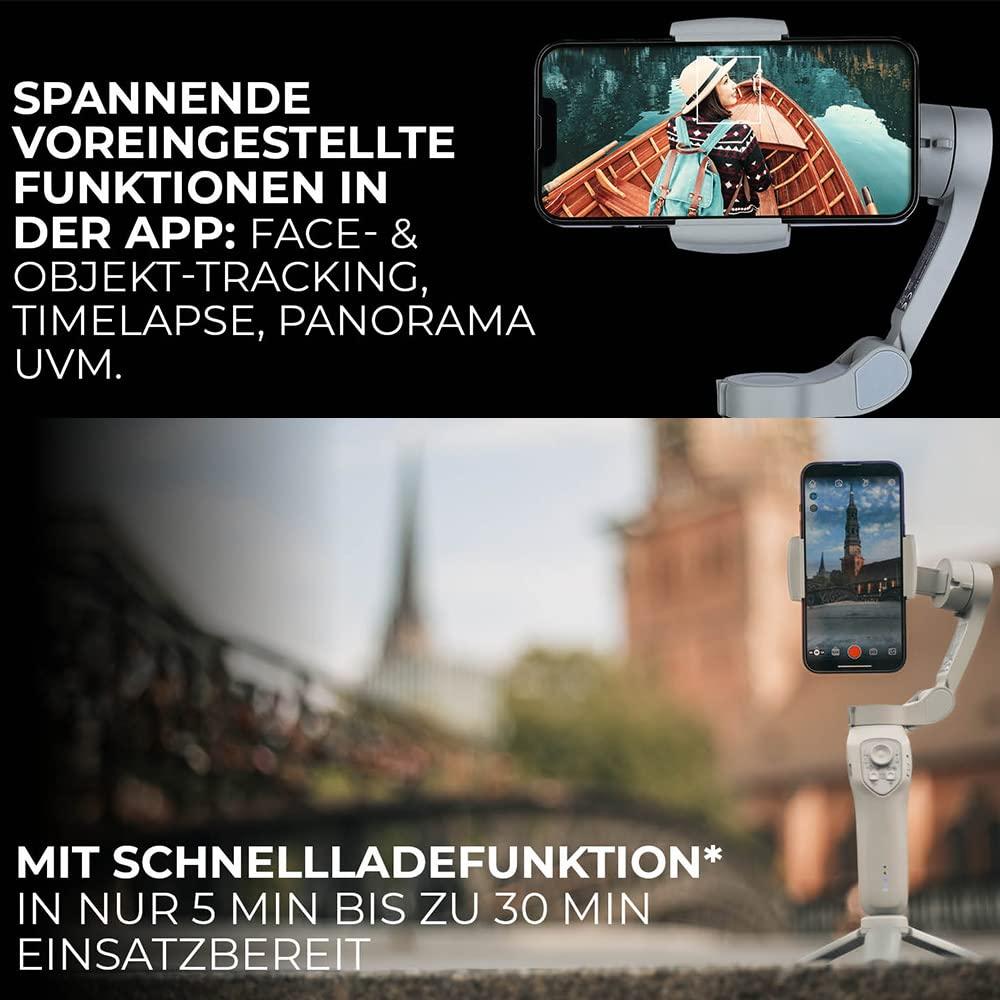 Rollei Steady Butler Mobil 3 SE – Kompaktne ja Kerge Nutitelefoni Gimbal Sujuvate Videote jaoks – lisavaade