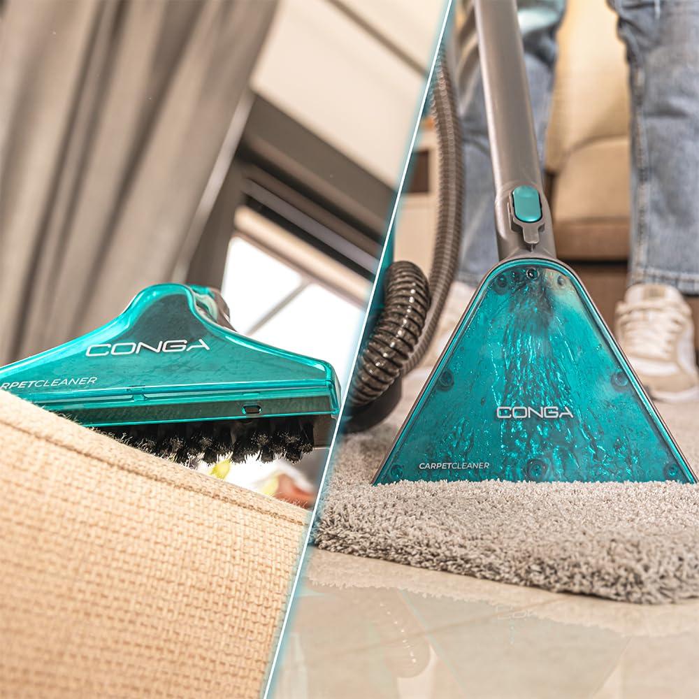 Cecotec vaipade ja polstrite puhastaja – tolmuimeja Conga CarpetClean 10000 EasyHome, 800W, 3L puhta vee paak, 1,5L musta vee paak, multifunktsionaalne puhastussüsteem, tarvikukomplekt – pilt 9