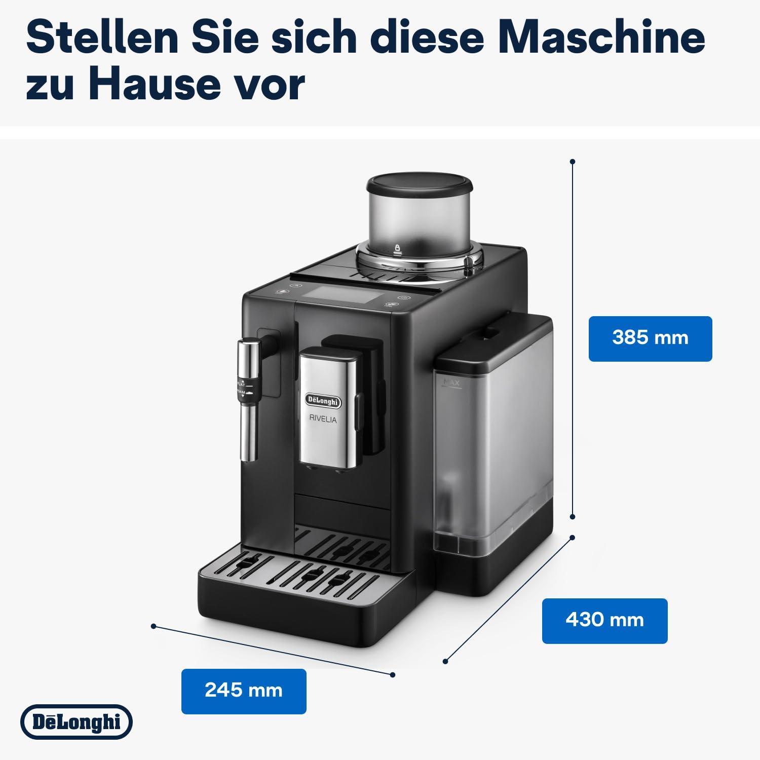 De’Longhi Rivelia EXAM440.35.B täisautomaatne kohvimasin piimavahustajaga, vahetatav oamahuti, 8 kohvijooki ühe nupuvajutusega, ekstra-shot-funktsioon, 3,5″ puutetundlik ekraan, onüks must – pilt 9