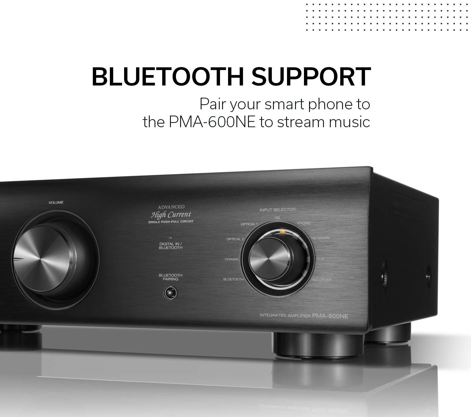 Denon PMA-600NE võimendi 70W kanali kohta ja Bluetoothiga, must – kasutusnäide