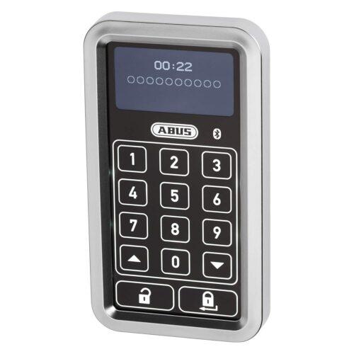 ABUS HomeTec Pro Bluetooth-klaviatuur CFT3100 – Koodiklaviatuur ukse avamiseks – Sobib HomeTec Pro Bluetooth-lukule CFA3100 – Hõbedane
