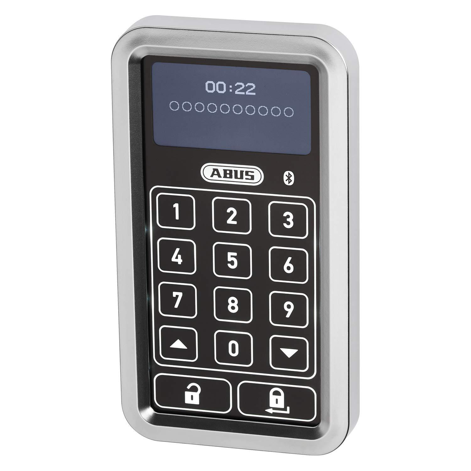 ABUS HomeTec Pro Bluetooth-klaviatuur CFT3100 – Koodiklaviatuur ukse avamiseks – Sobib HomeTec Pro Bluetooth-lukule CFA3100 – Hõbedane – detailne vaade