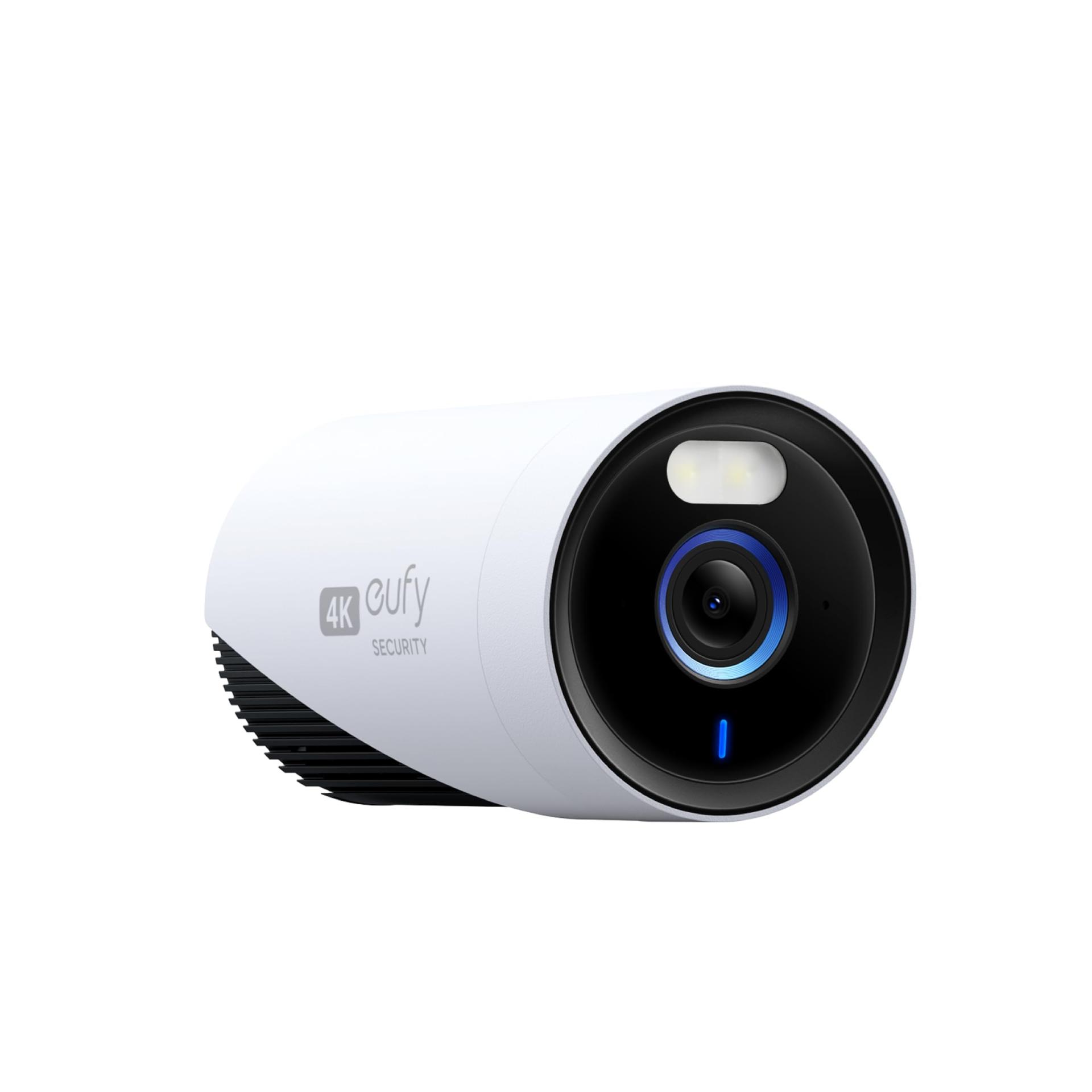 eufy Security eufyCam E330 (Professionaalne) lisajärelvalvekaamera õue jaoks, 4K, 24/7 salvestus, toiteallikaga, tugevdatud Wi-Fi, näotuvastuse AI, ilma kuutasudeta, vajab HomeBase 3