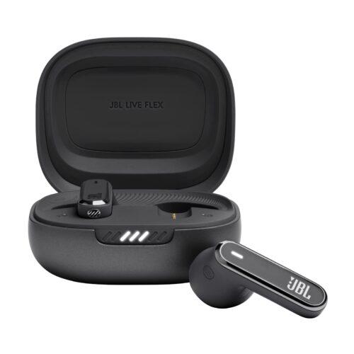 JBL Live Flex – Juhtmevabad In-Ear Bluetooth Kõrvaklapid 40-tunnise aku tööajaga – Mürasummutavad ja veekindlad – Must