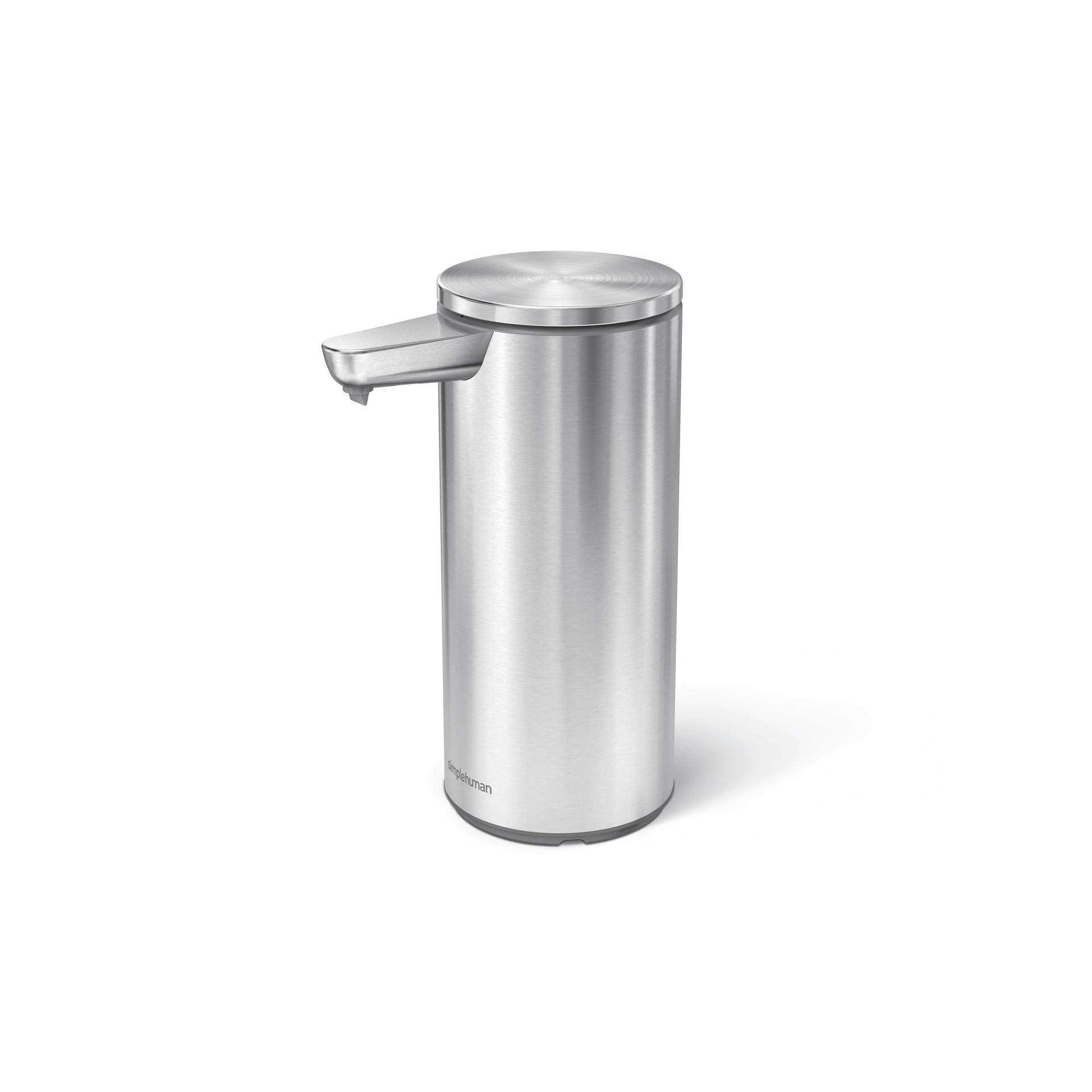 simplehuman 266 ml sensorseebidosaator (2024 mudel), taaslaetav automaatne vedelseebidosaator, muudetav doseerimine, tilgavaba ventiil, IP67 veekindel, harjatud roostevaba teras, ST1082