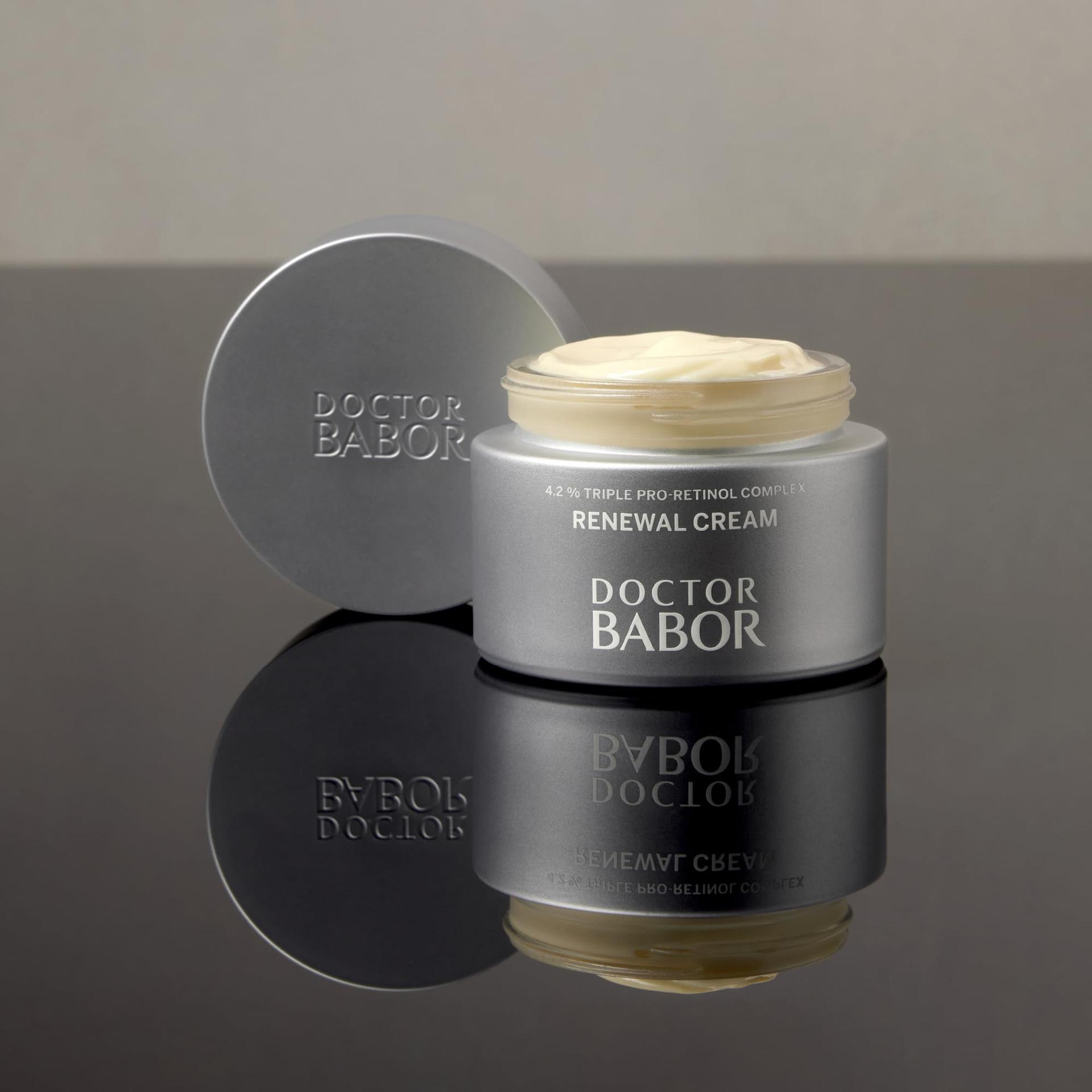 DOCTOR BABOR Renewal Cream | Taastav vananemisvastane ja pigmentatsioonivastane näokreem Pro-Retinool kompleksiga | Särava ja noorusliku naha jaoks | Täiustab naha tekstuuri | Vegan | 50ml – pilt 8