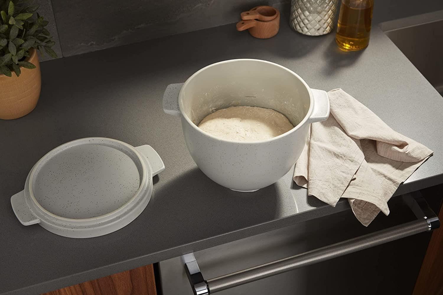 KitchenAid lisatarvik – leivaküpsetuskauss kaanega – 5KSM2CB5BGS – keraamiline taignakauss KitchenAid köögikombainile – lisavaade