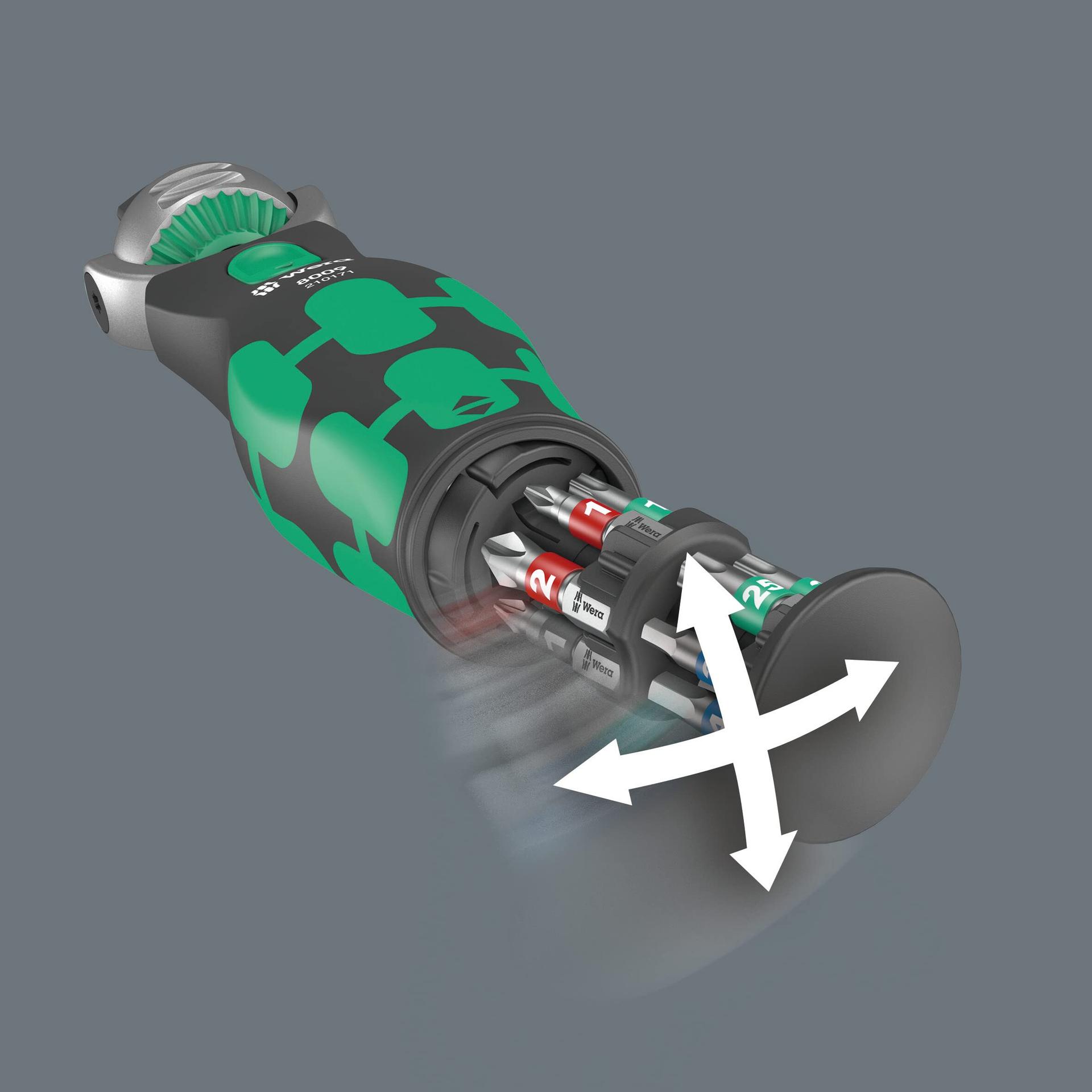 Wera 05004284001 8009 Zyklop Pocket Set 3, narrede komplekt, 27-osaline – pakend ja tarvikud