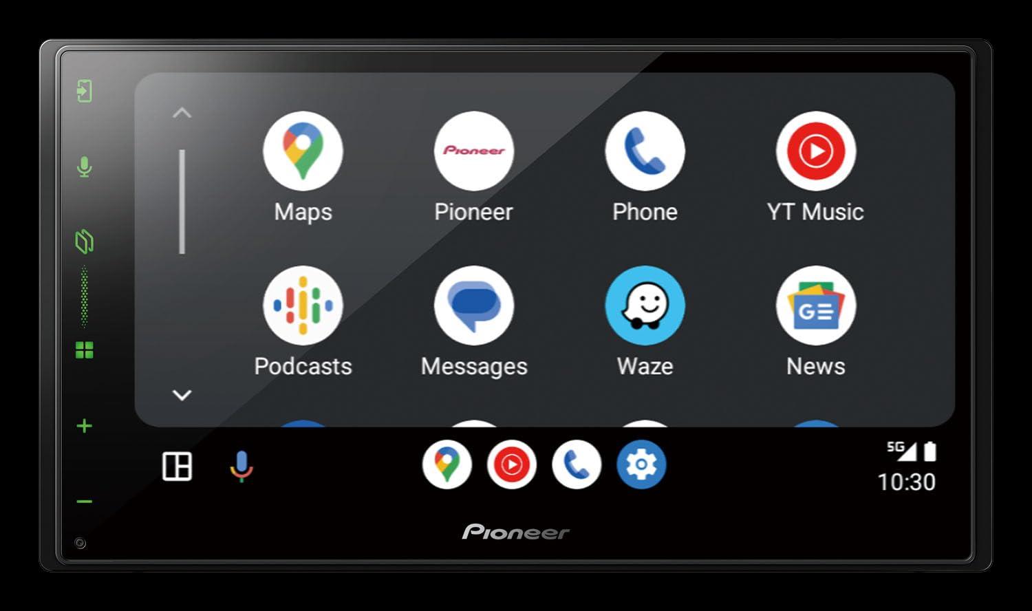 Pioneer SPH-DA77DAB – 2DIN meediakeskus, 6,8” puutetundlik ekraan, Wi-Fi, Bluetooth, Apple CarPlay, Android Auto ja DAB+, 13-ribaline ekvalaiser – kasutusnäide