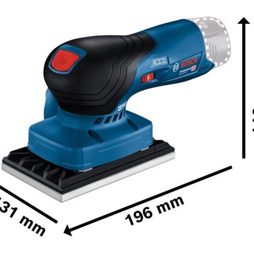 Bosch Professional 12V süsteemi akuga vibratsioonilihvmasin GSS 12V-13 (ühilduv Bosch Click & Clean süsteemiga