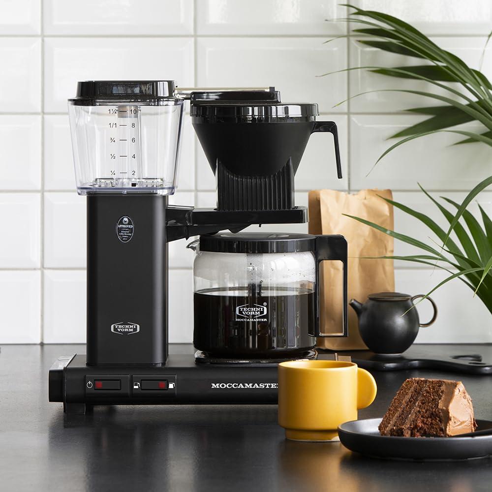 Moccamaster KBG Select, Kohvimasin, Filtrikohvimasin, Retro, Matt Must, 1.25L – lisavaade