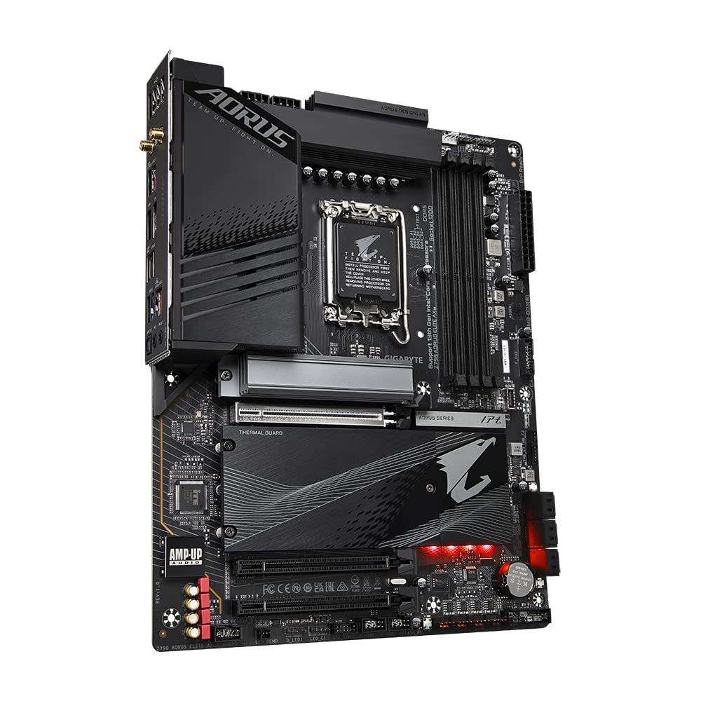 Gigabyte Z790 Aorus Elite AX, Intel Z790-emaplaat – sokkel 1700 – pakend ja tarvikud