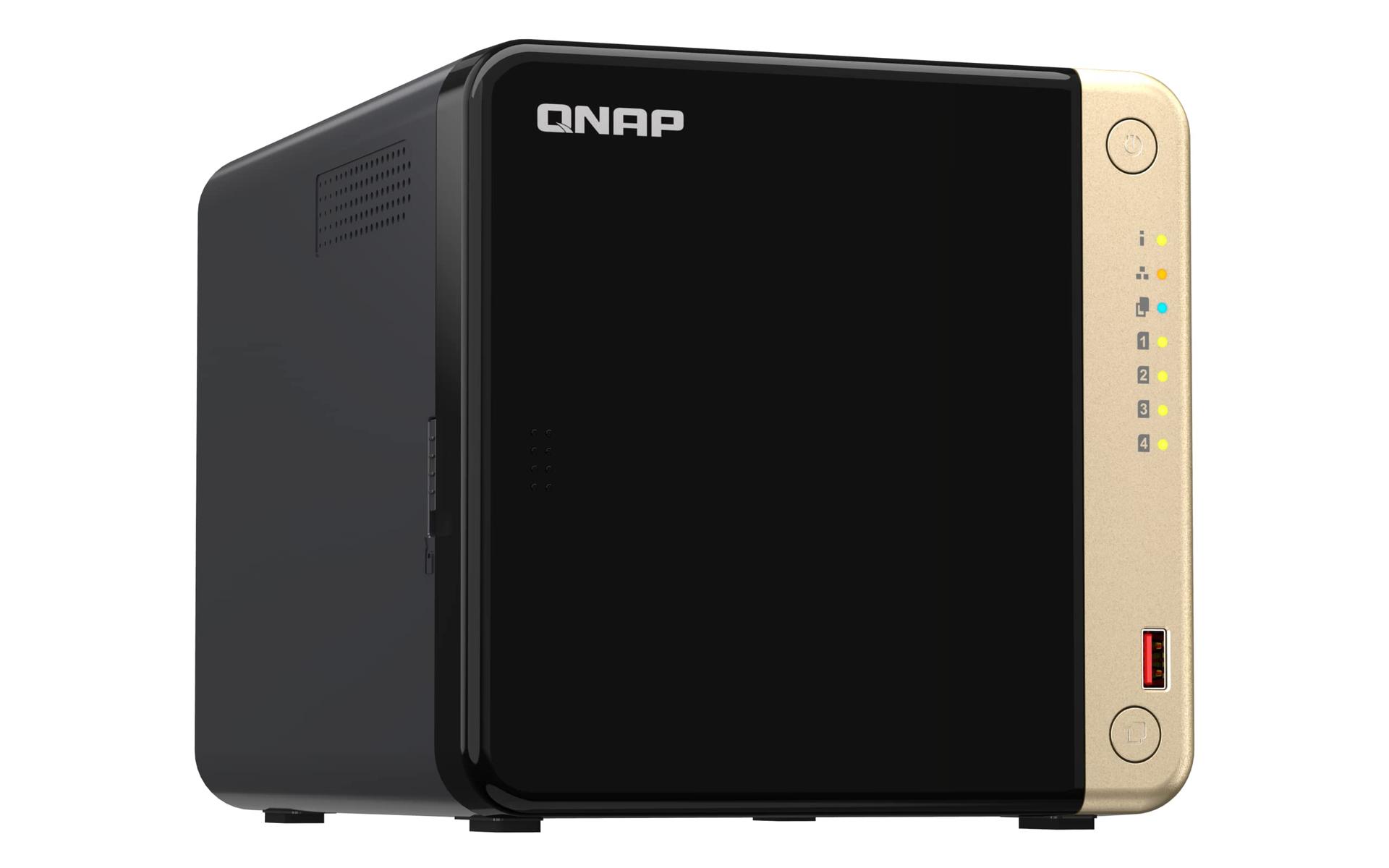 Qnap TS-464-8G NAS – detailne vaade
