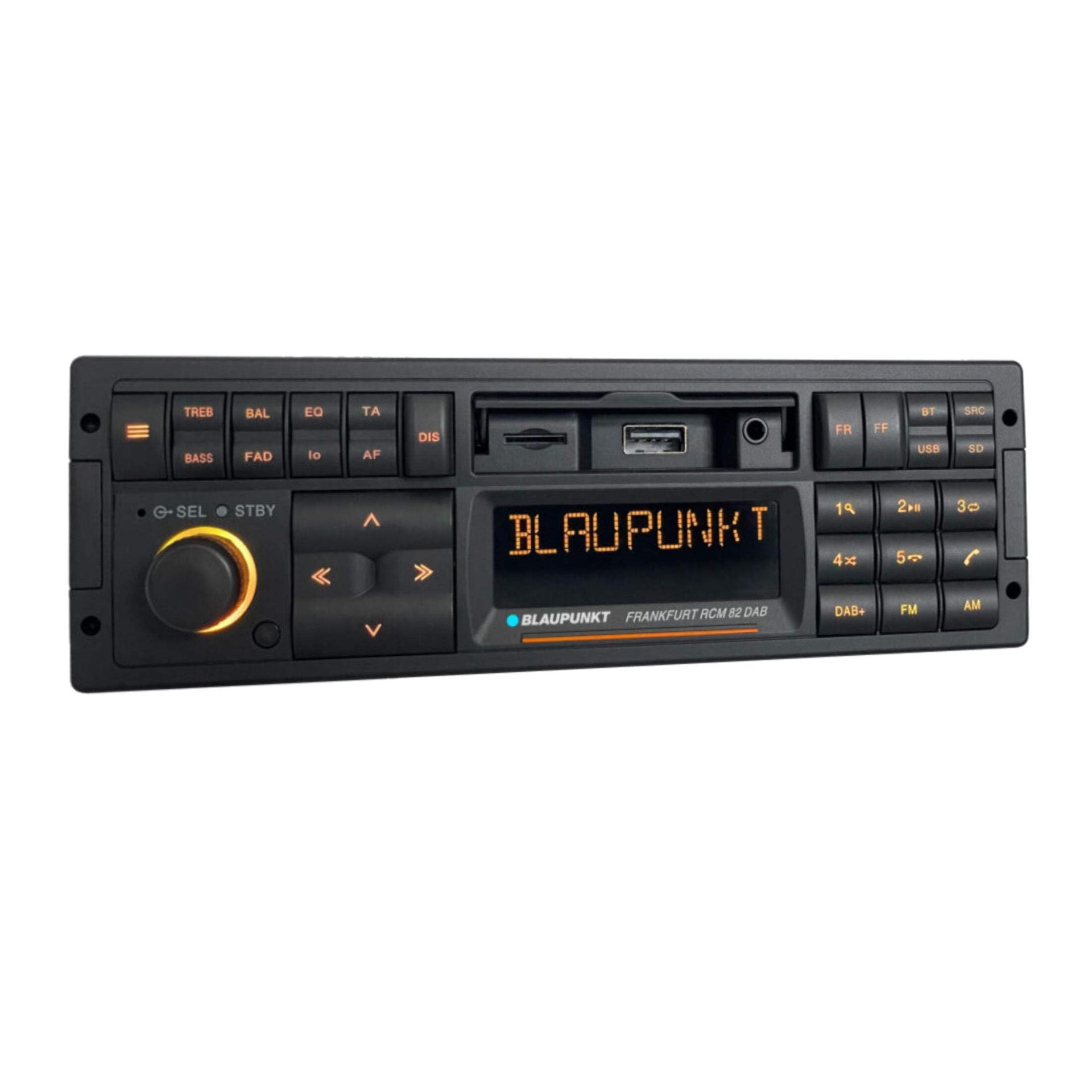 Blaupunkt Frankfurt RCM 82 DAB, 1-DIN autoradio, DAB+, Bluetooth, AUX, USB, SD-kaardi sisend, roolijuhtimine, käed-vabad süsteem, ekvalaiser, 200W, must – kasutusnäide