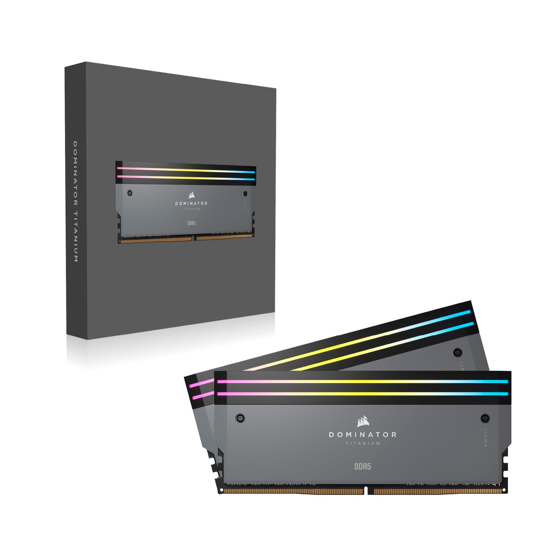 CORSAIR Dominator Titanium RGB DDR5 64GB (2x32GB) DDR5 6000MHz CL30 AMD Expo Intel XMP iCUE Ühilduv Arvutimälu – Hall (CMP64GX5M2B6000Z30) – pilt 7