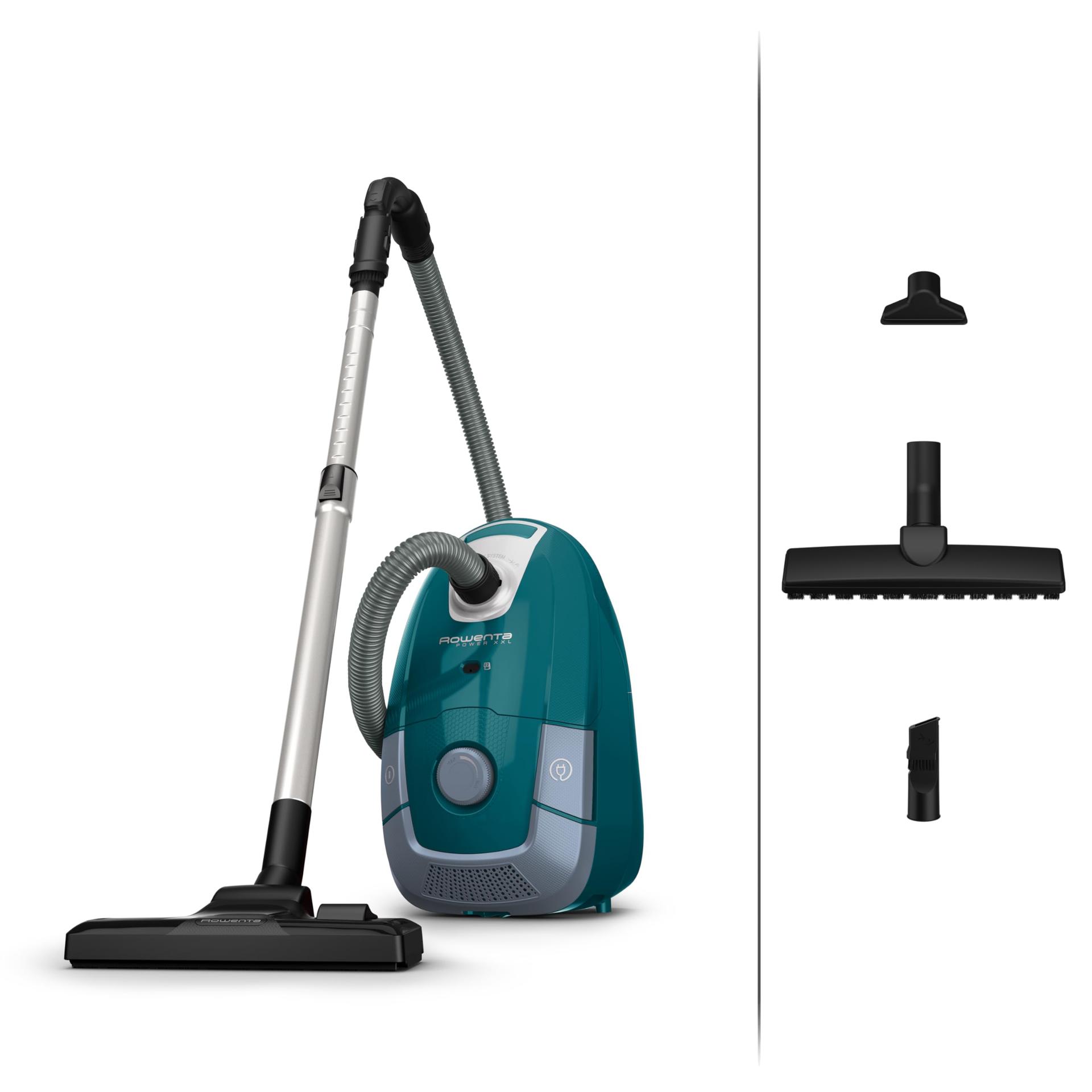Rowenta RO3143 Power XXL tolmuimeja kotiga, 900 W, 4,5 liitrit, sinakashall