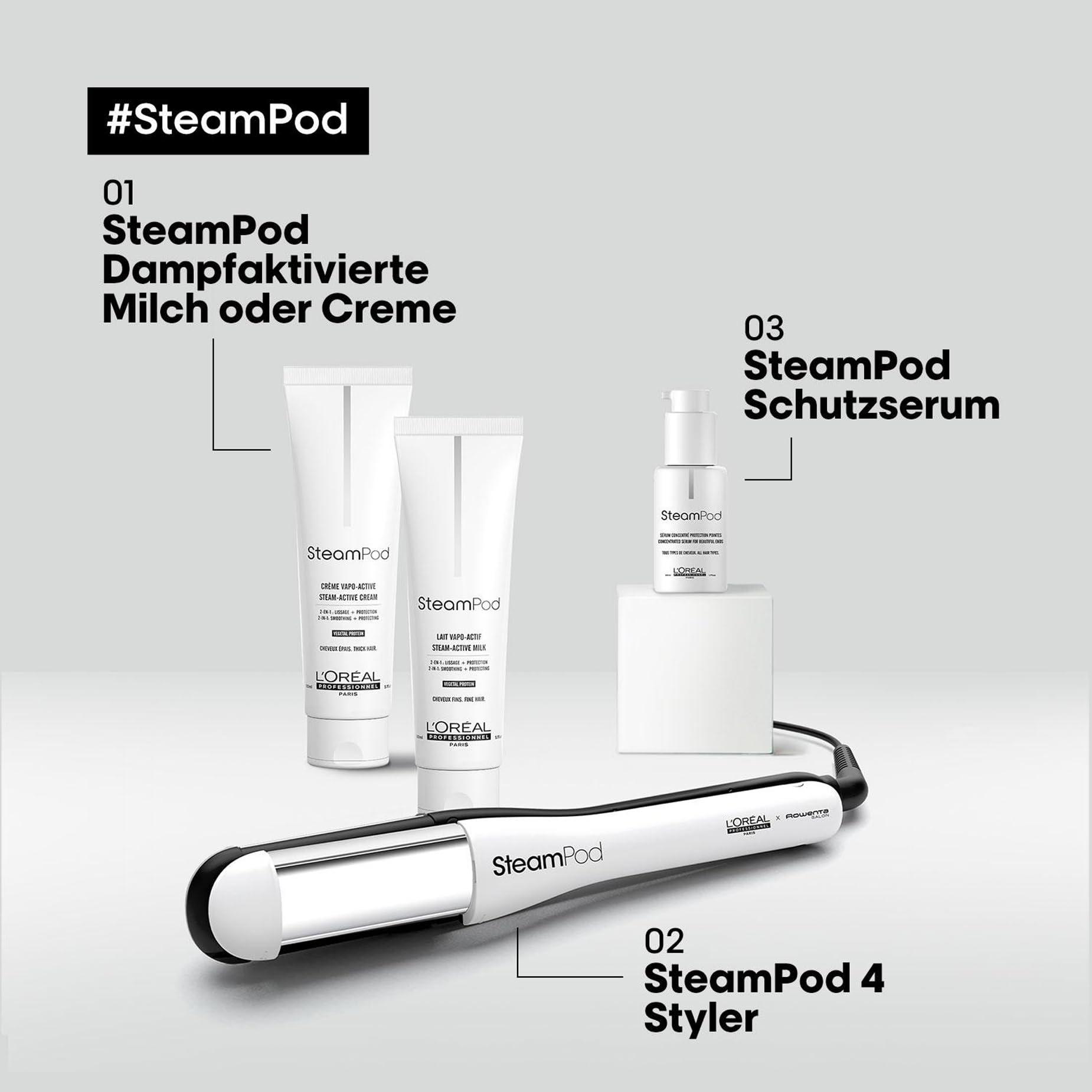 L’Oréal Professionnel SteamPod 4 – Kõik-ühes aurujuuksestiiler, professionaalne sirgendaja auru tehnoloogiaga, sobib igale juuksetüübile – pilt 7