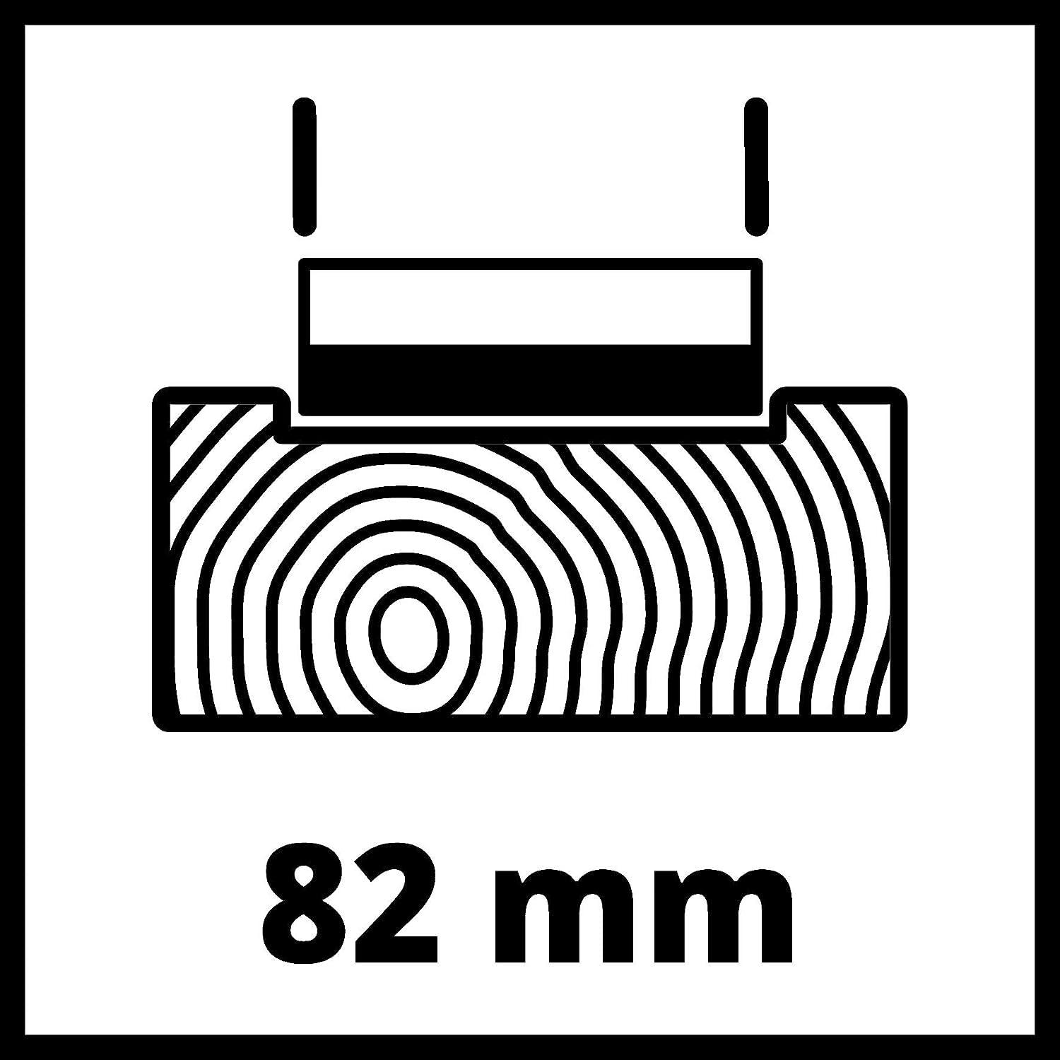 Einhell elektrihöövel TE-PL 900 (900 W, kuni 3 mm hööveldussügavus, suur teravõll, 3 V-soonega tald, Softgrip-käepide, kaasa arvatud rööpjuht, sügavuspiirik, TCT-höövlitera) – pilt 7