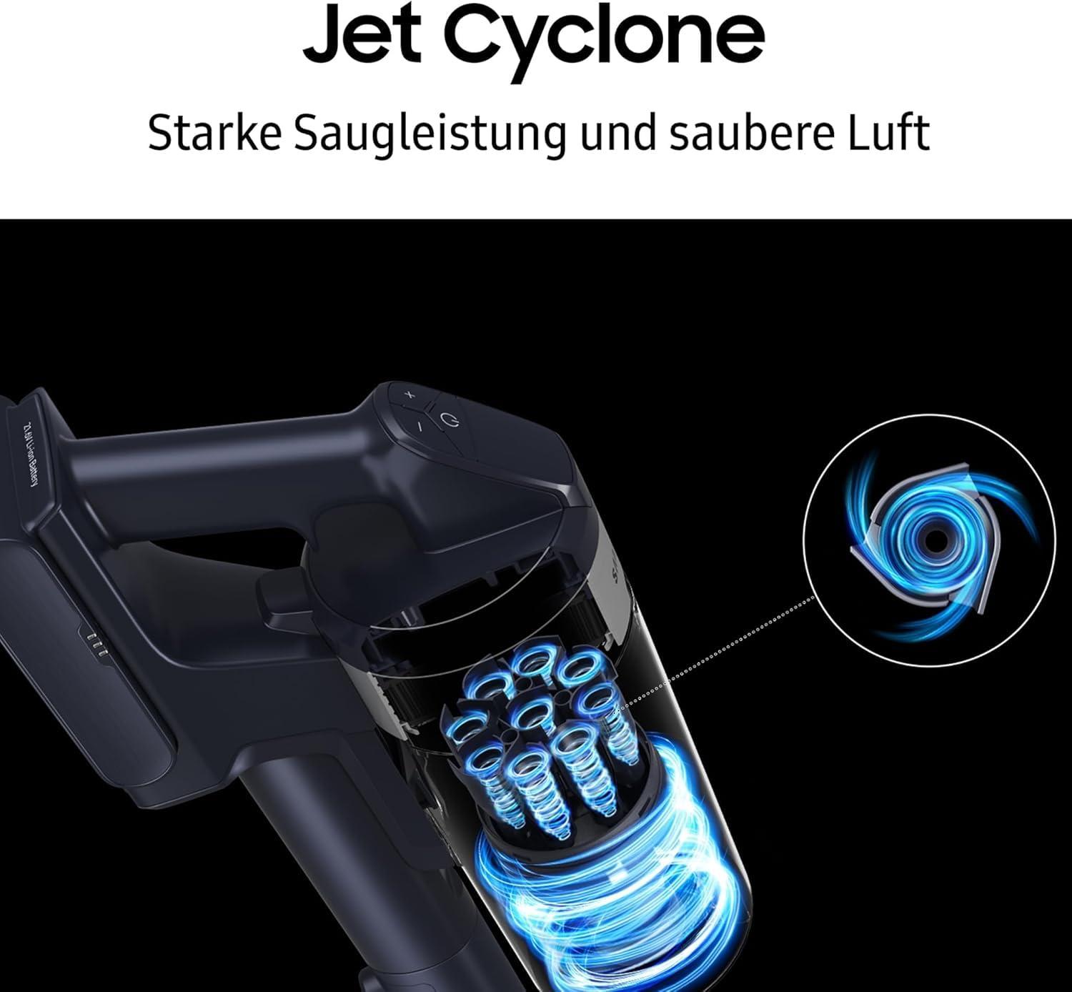 Samsung Jet 85 Wet&Clean juhtmeta tolmuimeja, 210 W, kaasas pihustiga pöörlev mopipea ja lisatarvikud, sinine, VS20C85G7TB/WD – pilt 8