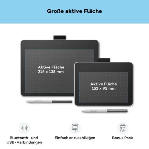 Wacom One M graafikalaud koos patareivaba EMR-pliiatsiga