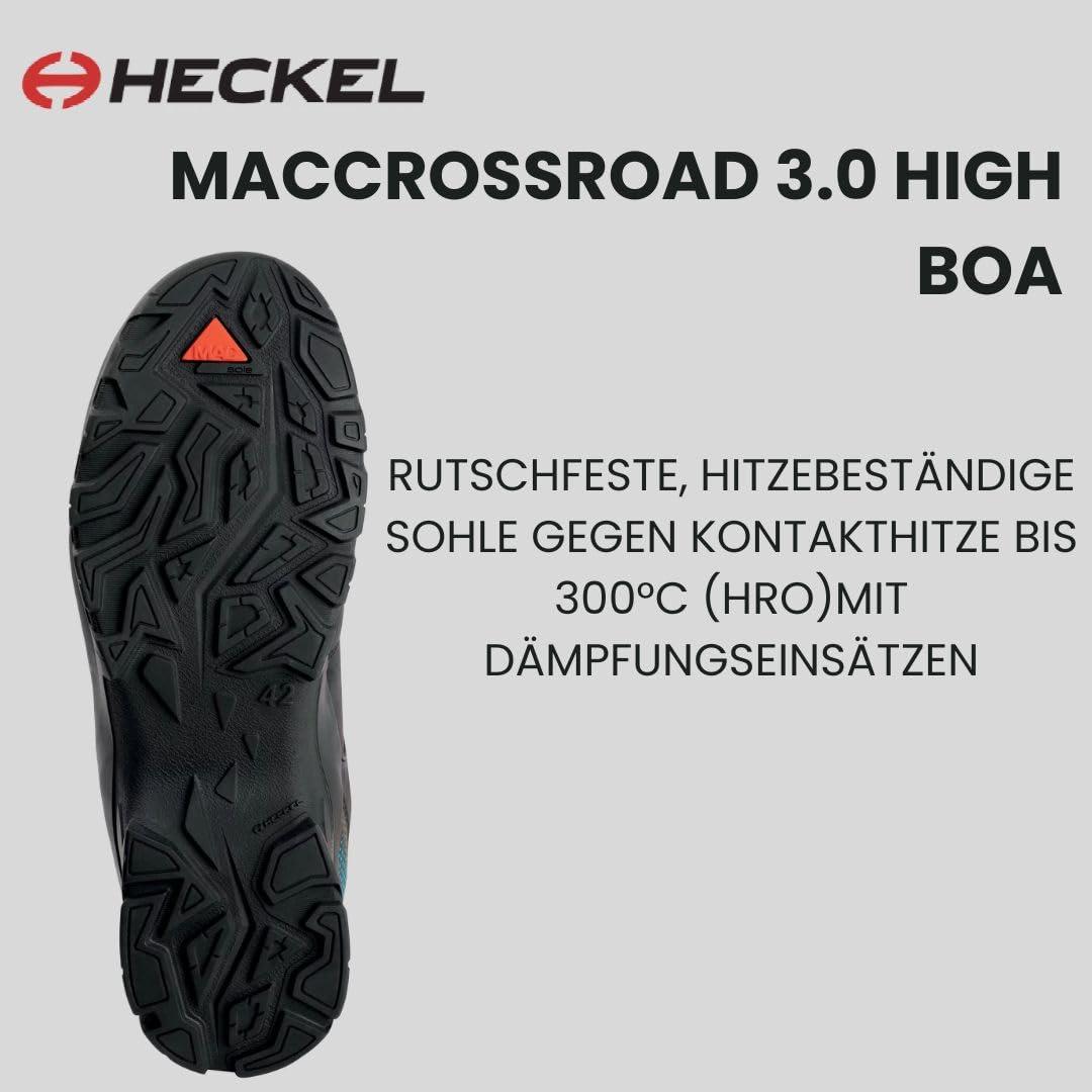 Heckel MACCROSSROAD 3.0 turvasaapad – BOA-kinnitus – Must – Suurus 43 – kasutusnäide