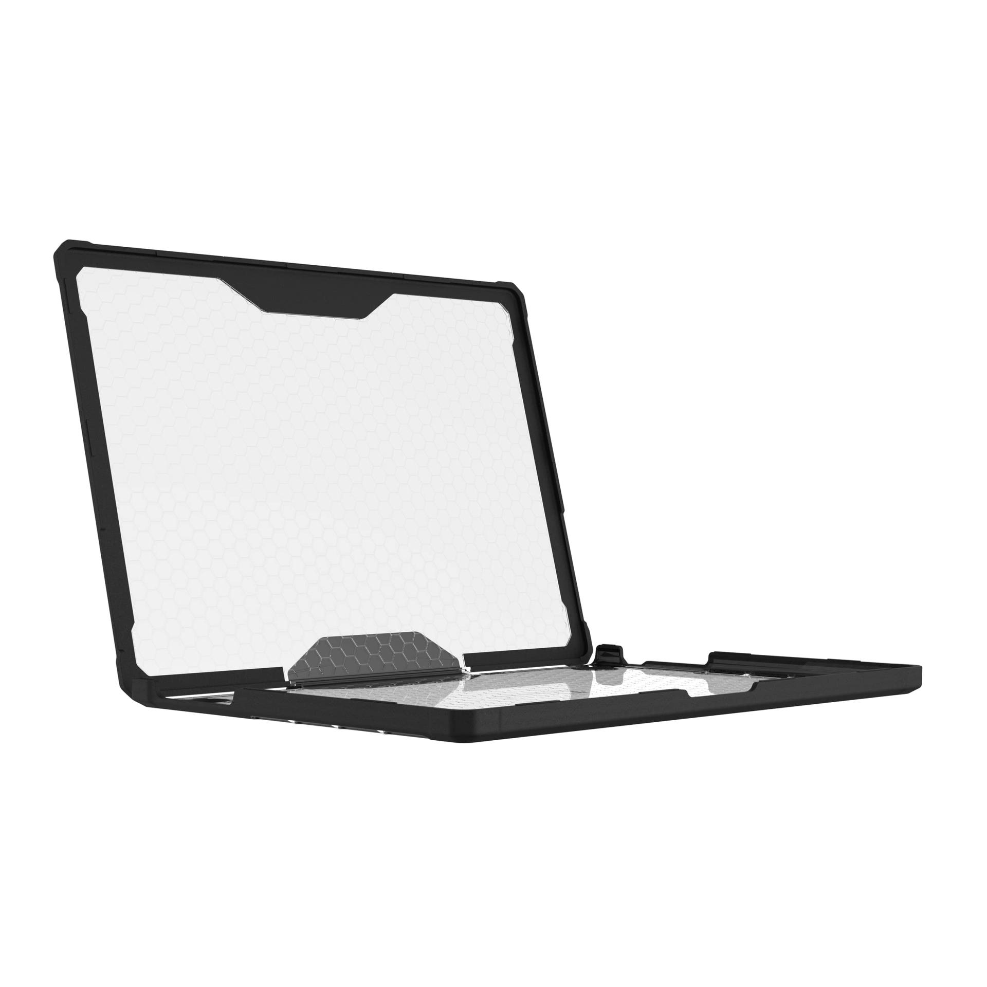 URBAN ARMOR GEAR Plyo kaitseümbris Apple MacBook Pro 16 jaoks (M4 / M3 / M2 / M1 – 2024/2023 / 2022/2021) – Kaitseümbris vastupidavusega vastavalt USA sõjaväestandardile – Jää (läbipaistev) – pilt 9
