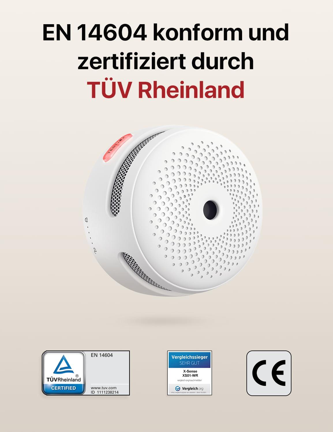 X-Sense juhtmevaba ühendatav suitsuandur XS01-WR