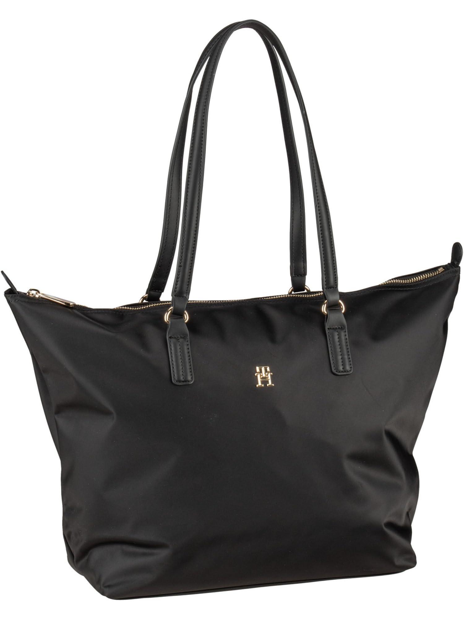 Tommy Hilfiger POPPY TH TOTE käekott naistele, must (Black), OS
