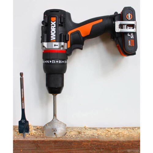 WORX NITRO WX352 Aku Löökpuurtrell Komplekt 20V - harjadeta mootor - kruvimiseks