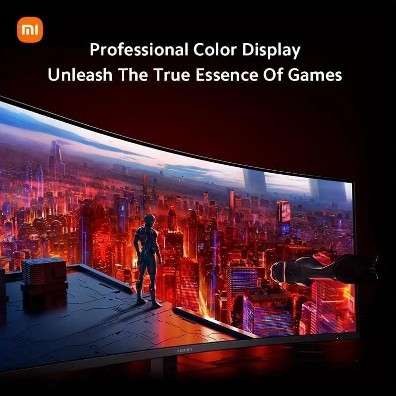Xiaomi G34WQi Ultrawide Gaming Monitor 34-tolline – WQHD, 180Hz, 1ms, HDR 10, 100% sRGB, 4000:1 kontrastsus, 350niti, FreeSync, RGB taustavalgustus, madal sinine valgus, raamita disain, must – pilt 8