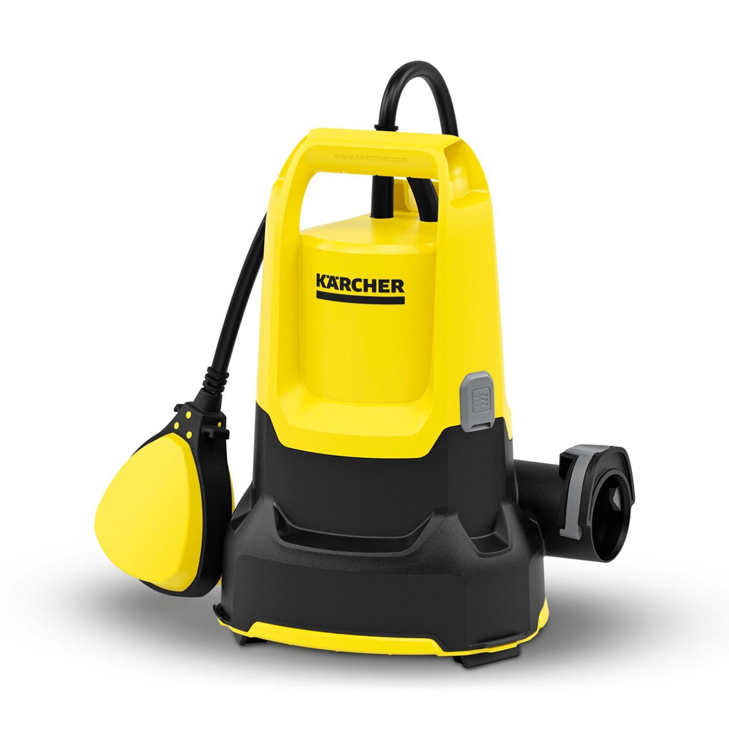Kärcher SP 9.000 Flat madala imemisega sukelpump, vooluhulk: 9.000 l/h, sukeldumise sügavus: max. 7 m, määrdunud vee jaoks kuni 5 mm osakestega, jääkveetase: 1 mm, rõhk: 0,6 bar