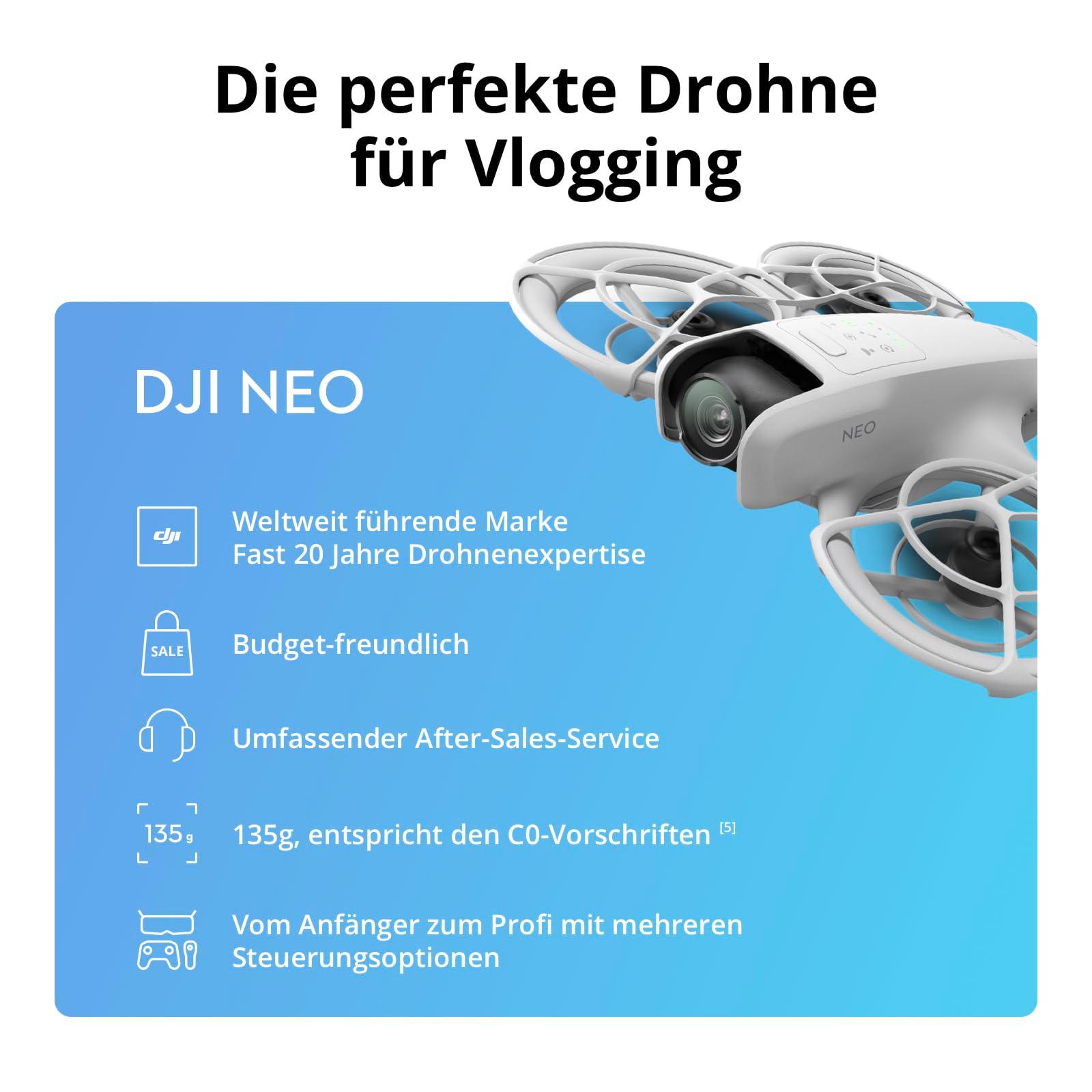 DJI Neo Motion Fly More Combo – Minidroon 4K UHD-kaameraga, 135 g, jälgimisfunktsiooniga, RC Motion 3 ja 3 akuga – pilt 7