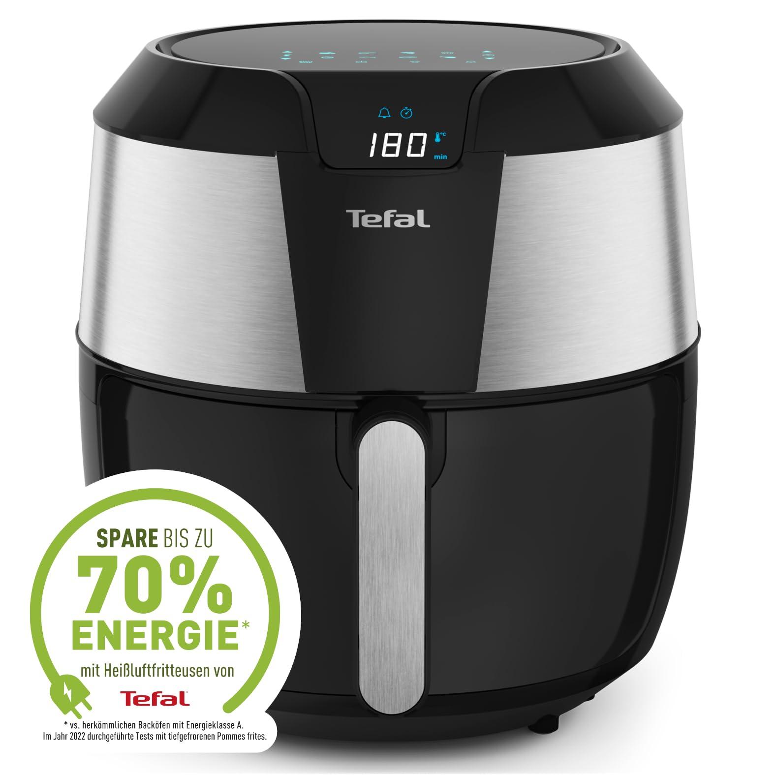 Tefal kuumaõhufritüür Easy Fry XXL, Air Fryer, 1850 W, 5,6 L, 8 portsjonit, 8 automaatprogrammi, digitaalne ekraan, energiasäästlik, tervislik fritüür ilma õlita, roostevaba teras, EY701D – kasutusnäide