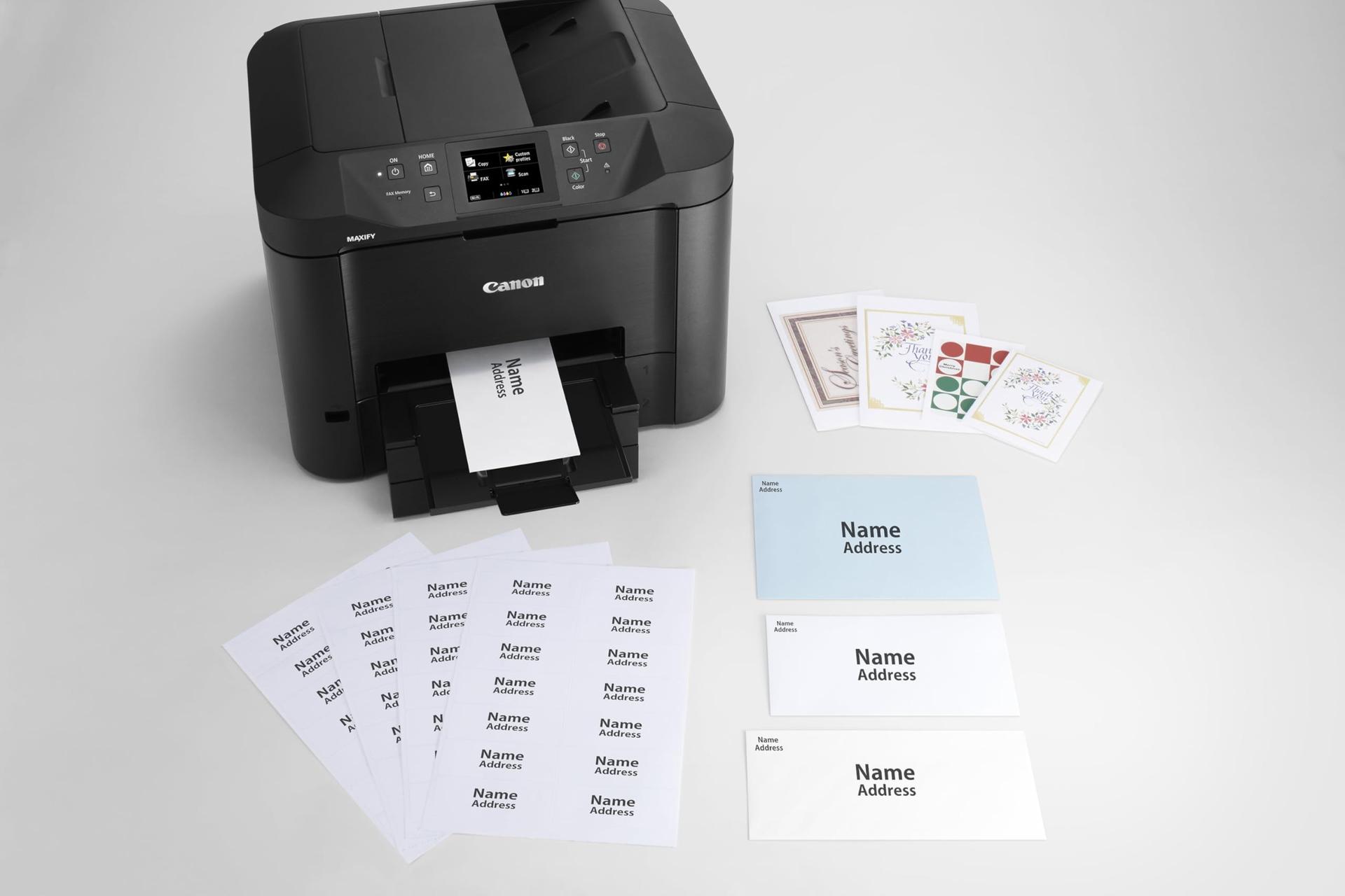 Canon Maxify MB5450 4-in-1 värviline tindiprinter-multifunktsionaal (printimine, kopeerimine, skaneerimine ja faksimine, 4 XL-tinti, kahepoolne printimine, USB, LAN/WLAN, D-ADF) must – pilt 6