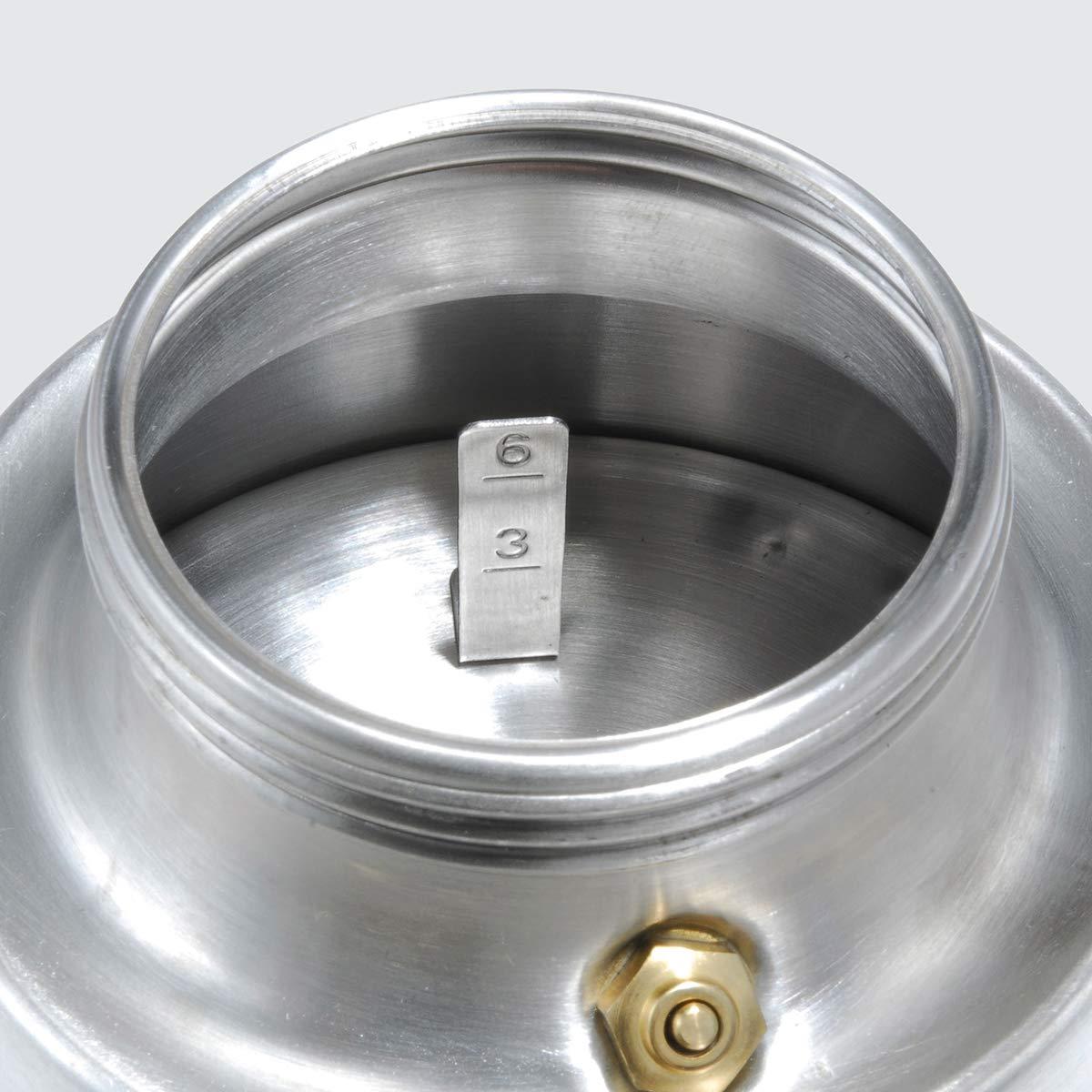 Cloer 5928 Moka kohvimasin, elektriline espressomasin, 3-6 tassi, roostevabast terasest sisestus, turvalülitus, turvaventiil, sisse-/väljalüliti, 365 W, roostevaba teras – kasutusnäide