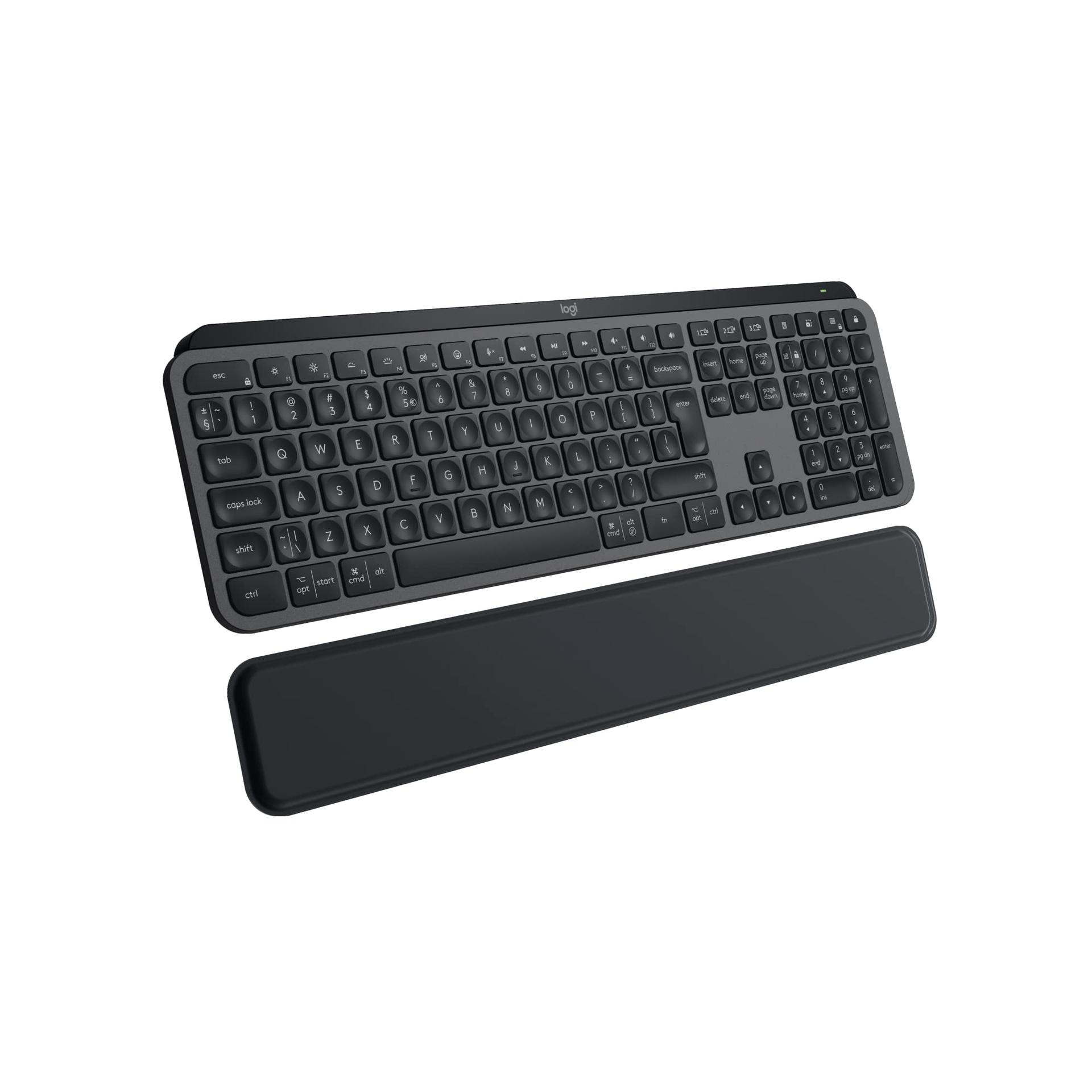 Logitech MX Keys S Plus – Grafiit, US QWERTY-paigutus