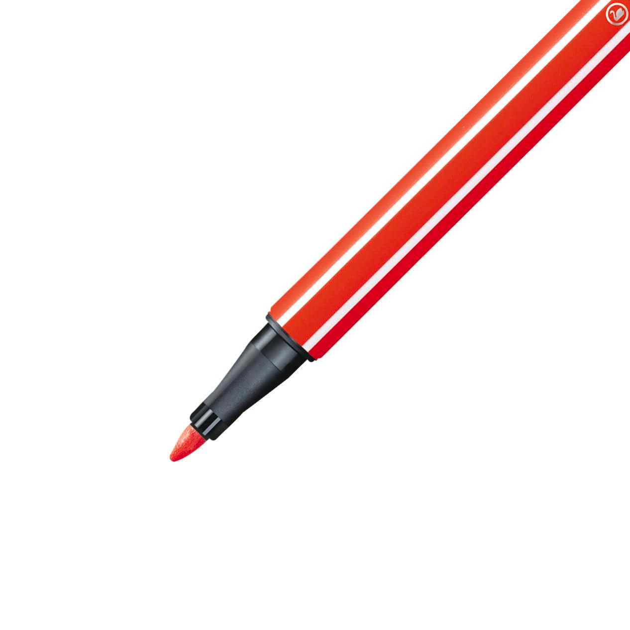 STABILO – Premium-viltpliiats – Pen 68 – ARTY – 66-osaline metallkarp – 65 erinevat värvi – kasutusnäide