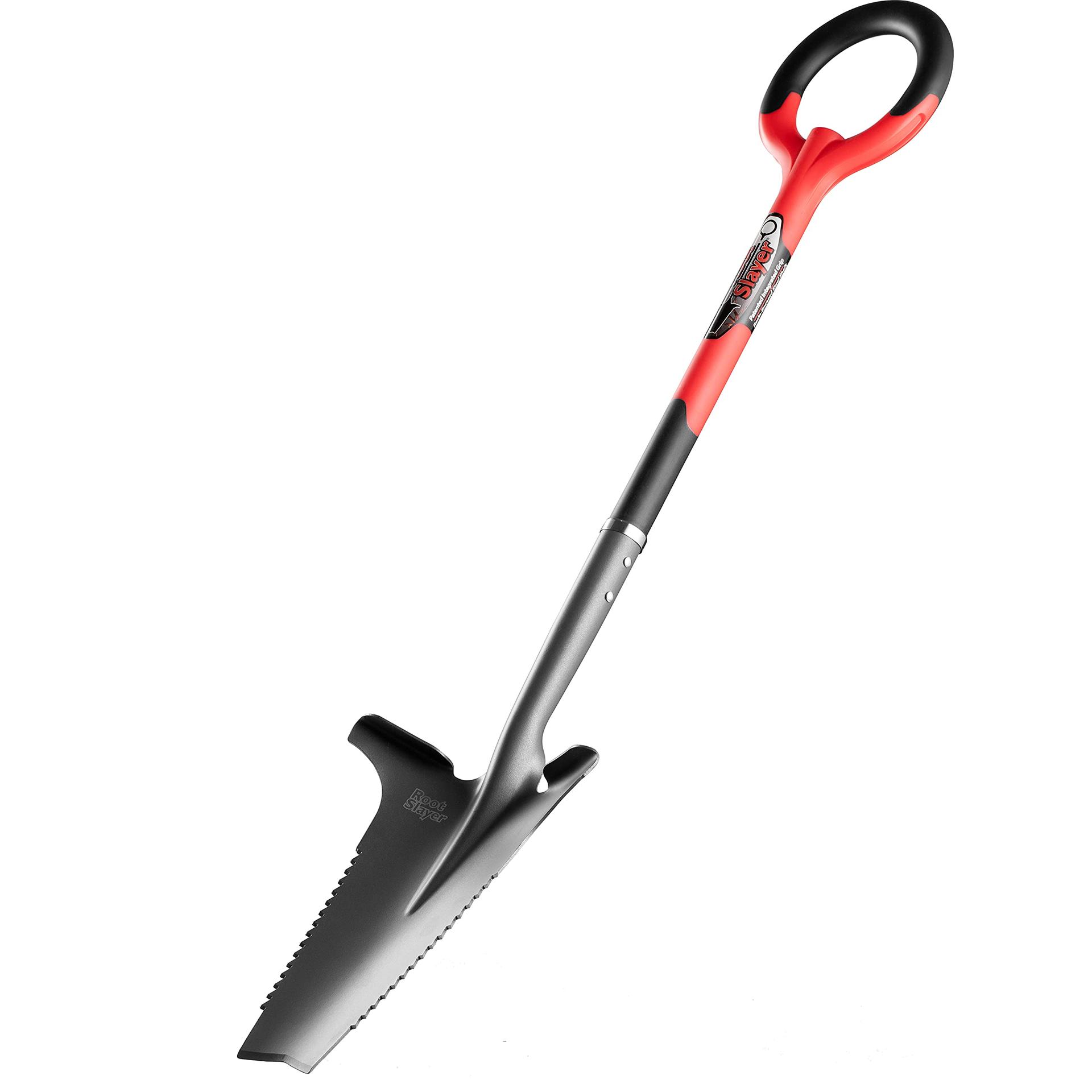 Root Slayer Radius Garden juurelabidas – 2017 Green Thumb auhind kõige innovaatilisemale aiatööriistale, punane – kasutusnäide