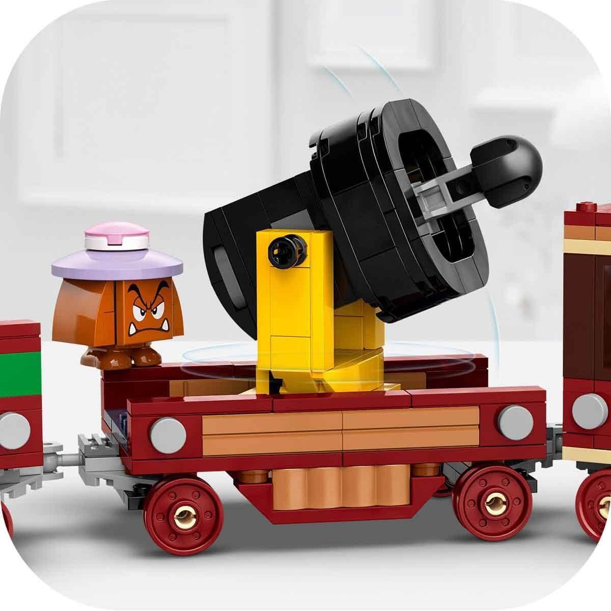 LEGO Super Mario Bowseri Kiirrong – Seiklusmängukomplekt lastele, Hammer-Brüder, 2 Gumbat ja 2 Parapunkte, Nintendo kingitus poistele, tüdrukutele ja mängusõpradele 71437 – detailne vaade