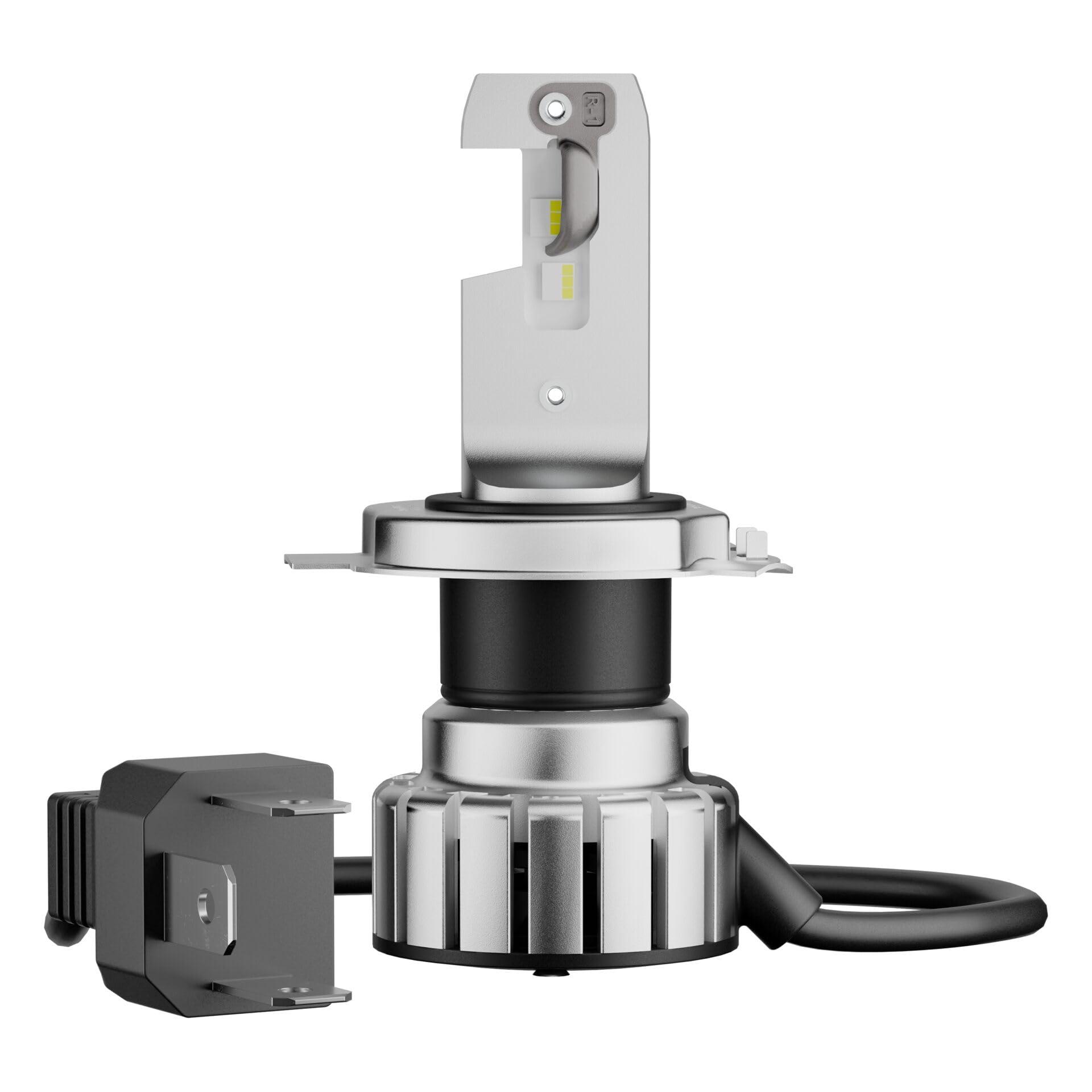 OSRAM NIGHT BREAKER LED SMART H4 mootorratastele; kuni 330% rohkem heledust; 6000K, LED-järelturu lamp mootorratastele tänavakasutuseks, valge – lisavaade