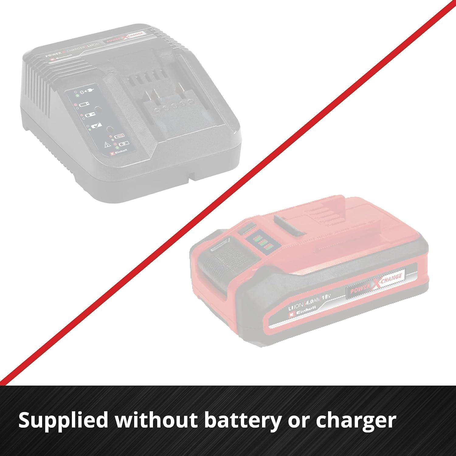 Einhell Aku-lehepuhur GP-LB 18/200 Li E-Solo Power X-Change (Li-Ion, 18V, harjadeta mootor, kiiruseregulaator, aksiaalventilaatori tehnoloogia, ilma aku ja laadijata) – lisavaade