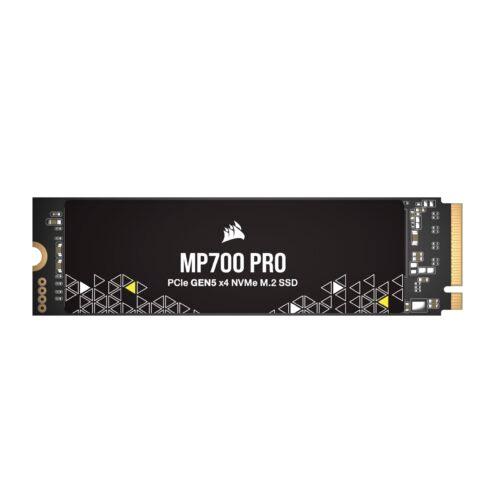 Corsair MP700 PRO 2TB M.2 PCIe Gen5 x4 NVMe 2.0 SSD - M.2 2280 - Kuni 12 400MB/s järjestikune lugemine - High-Density TLC NAND - Must