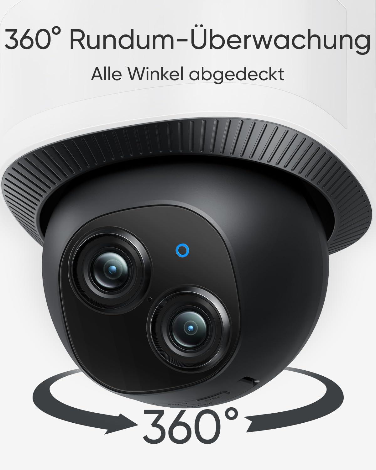 eufy Security Floodlight Kaamera E340, 360° Pöörlev & Kallutatav, 24/7 Salvestus, Dual-Band Wi-Fi, 2.000 Lumen, Liikumisandur, Topeltkaamera, HomeBase 3 Ühilduv, Kohalik Salvestus, Ilma Kuutasuta – pakend ja tarvikud