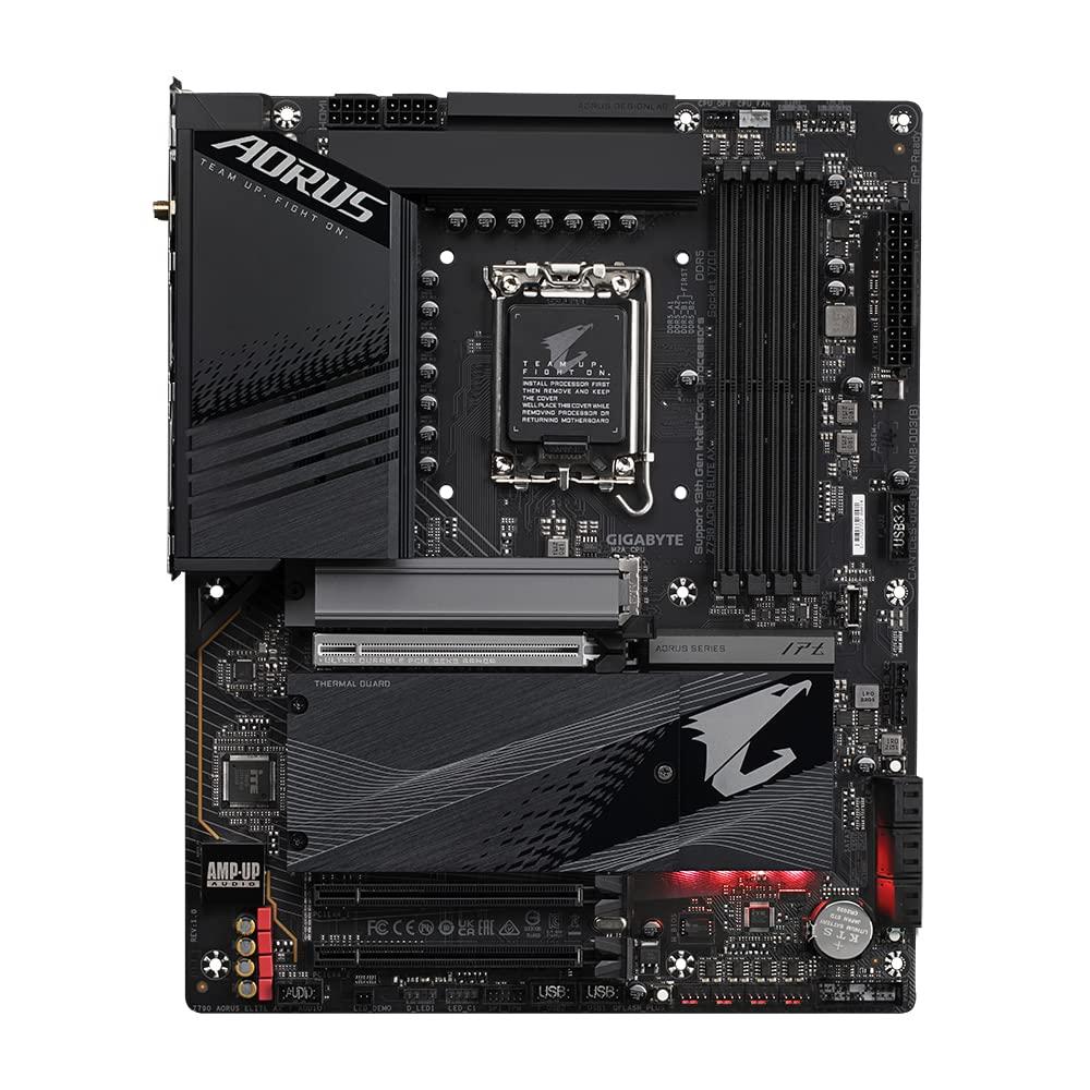 Gigabyte Z790 Aorus Elite AX, Intel Z790-emaplaat – sokkel 1700 – detailne vaade